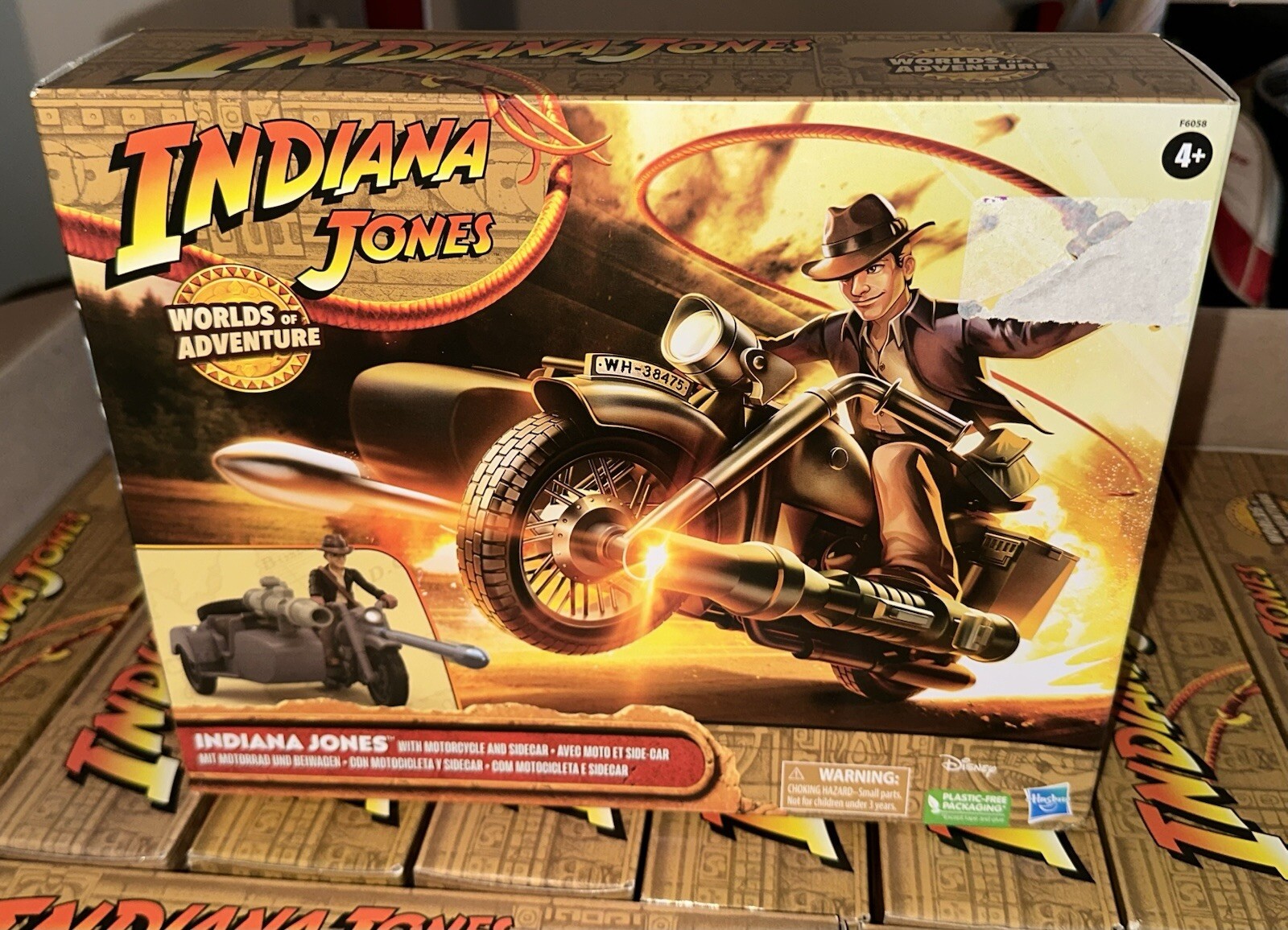 Indiana Jones Worlds Of Adventure w/ Motorcycle And Sidecar Set (29 Available)