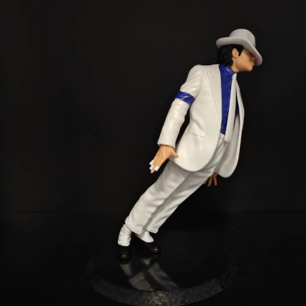 Michael Jackson White Suit PVC Figure Collectible Display Model Statue