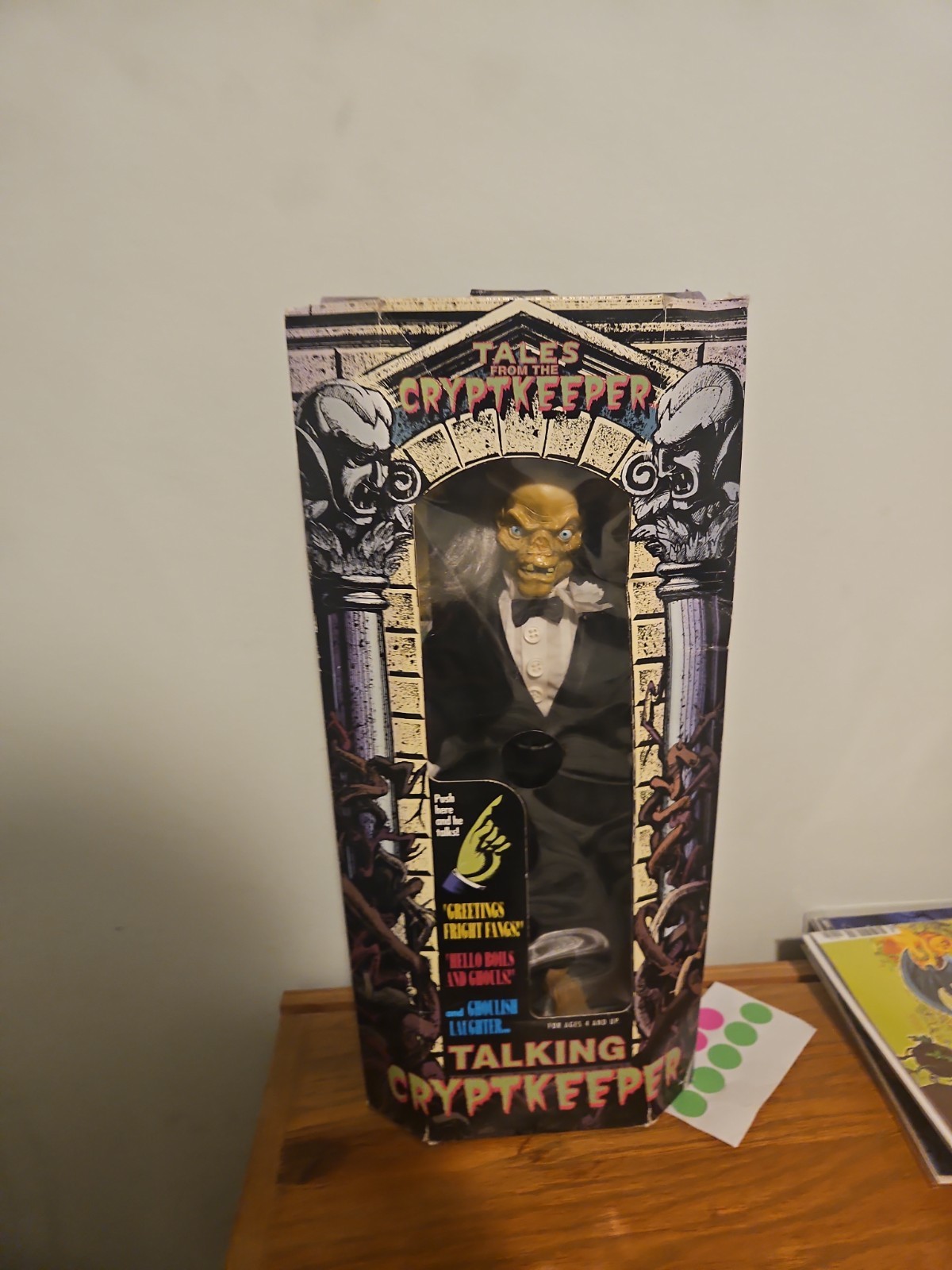 1993 Tales from the Crypt CRYPTKEEPER 12″ Figure Doll Worn Box Untested