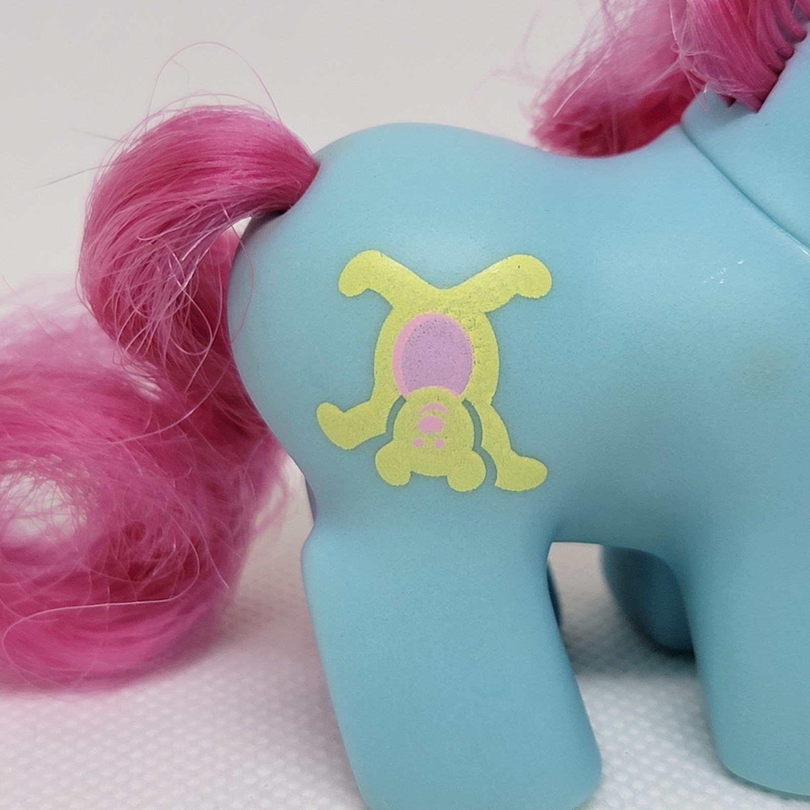 VINTAGE 1989 My Little Pony G1 Newborn BABY SHAGGY + Original Purple Duck Comb