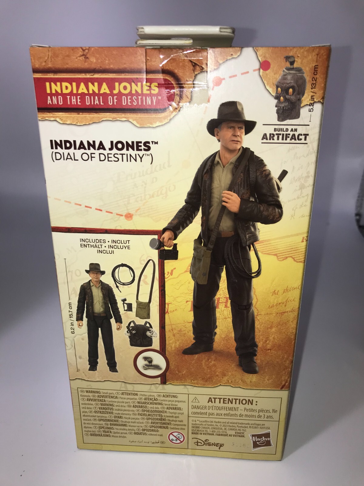 Hasbro Indiana Jones DIAL OF DESTINY INDIANA JONES 6″ FIGURE NEW