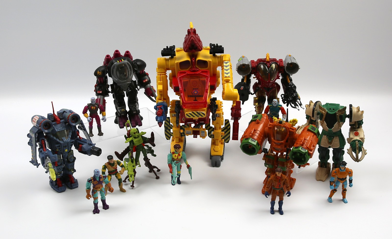 Vintage Exo Squad Huge Lot E-Frame Vehicles and Pilots Playmates 90s Phaeton