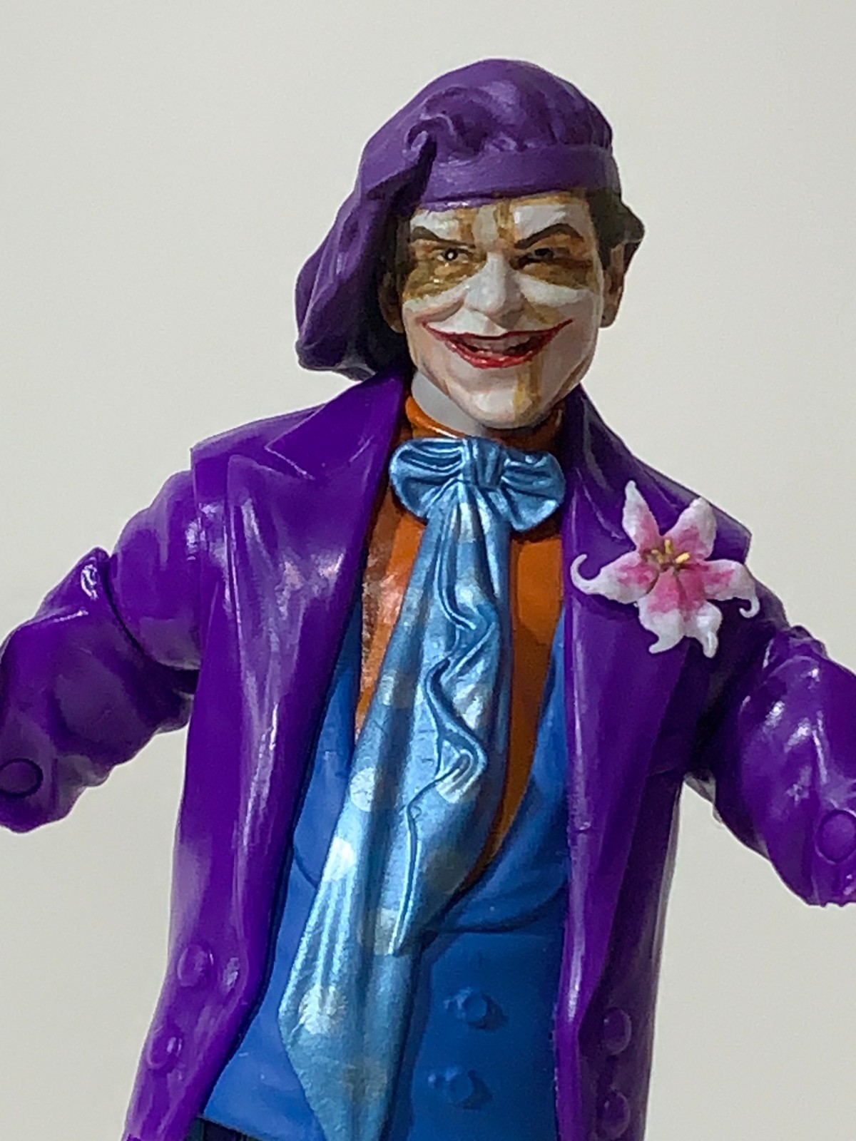 McFarlane DC Multiverse 1989 Batman Joker J Nicholson Custom Action Figure Head