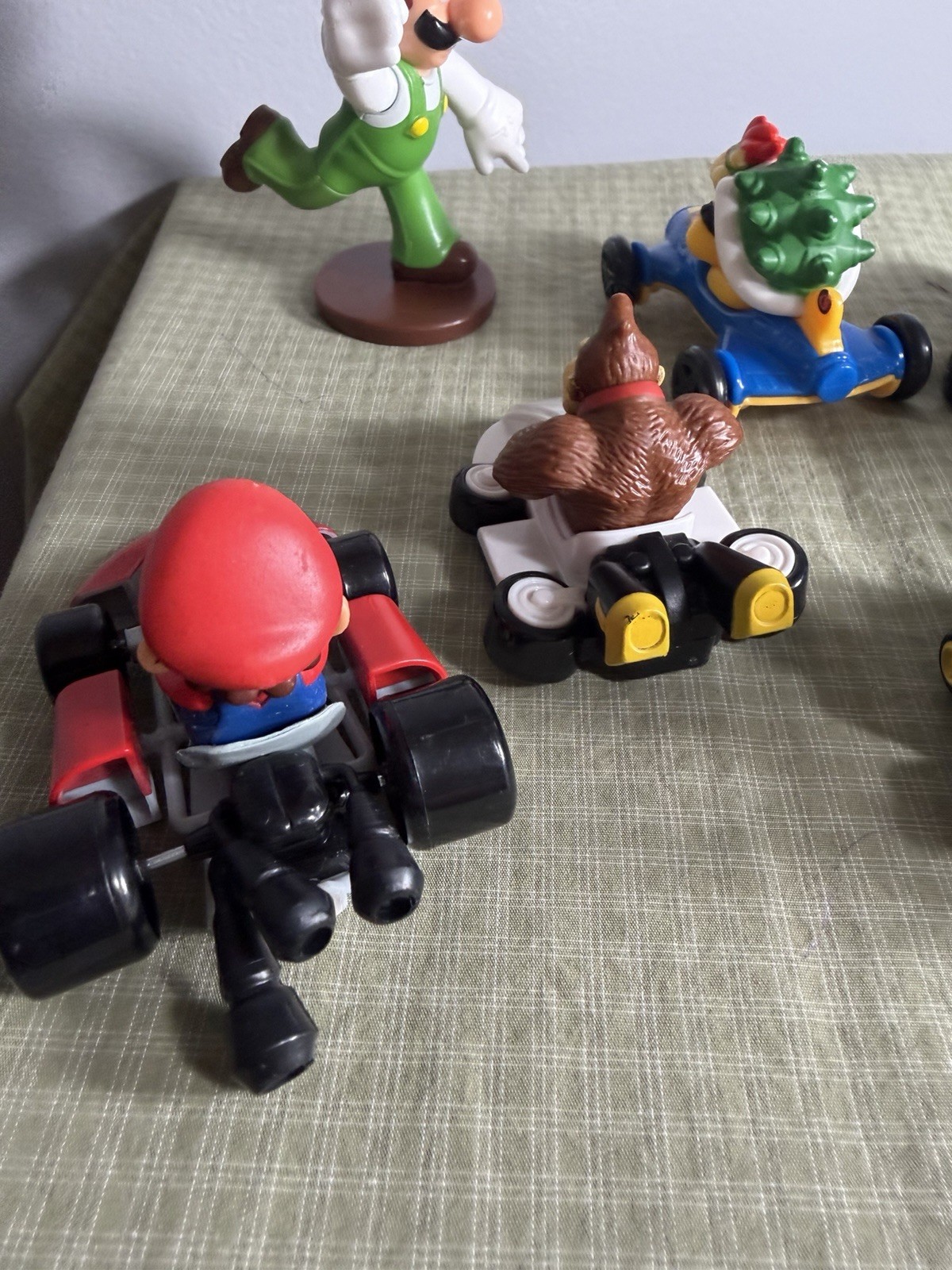 Super Mario Lot Action Figures Racers Luigi Kong