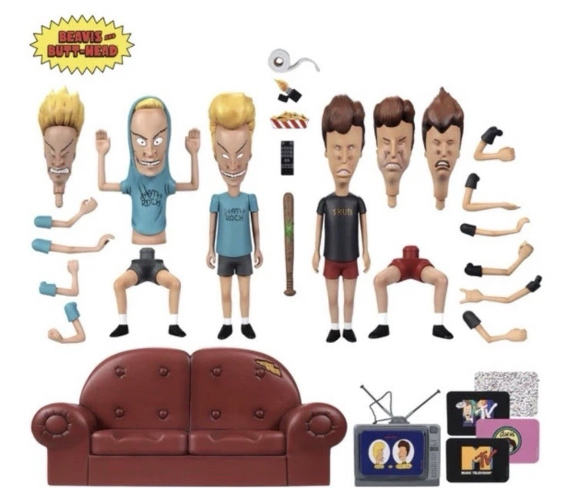 MONDO Beavis and ButtHead Limited Edition Figures MTV Mike Judge 1250 IN G1N