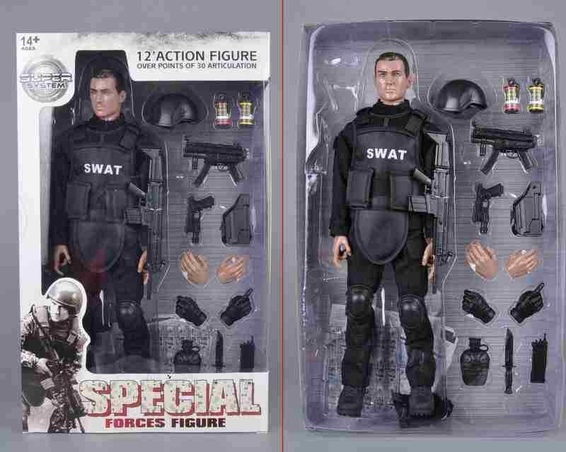 1/6 Military Army Combat Swat Police Soldier ACU Suit Figure Model Action Toys