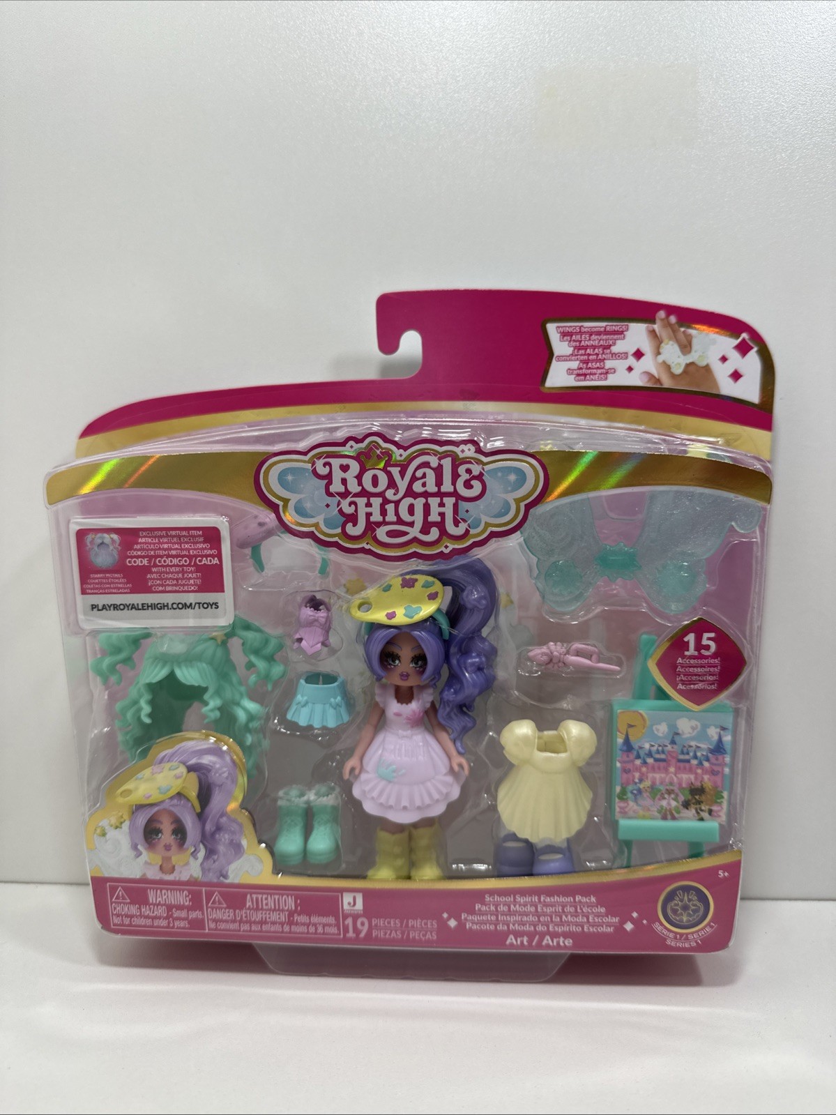 Royale High School Spirit Fashion Art Starry Pigtails Code Only Sent in Message