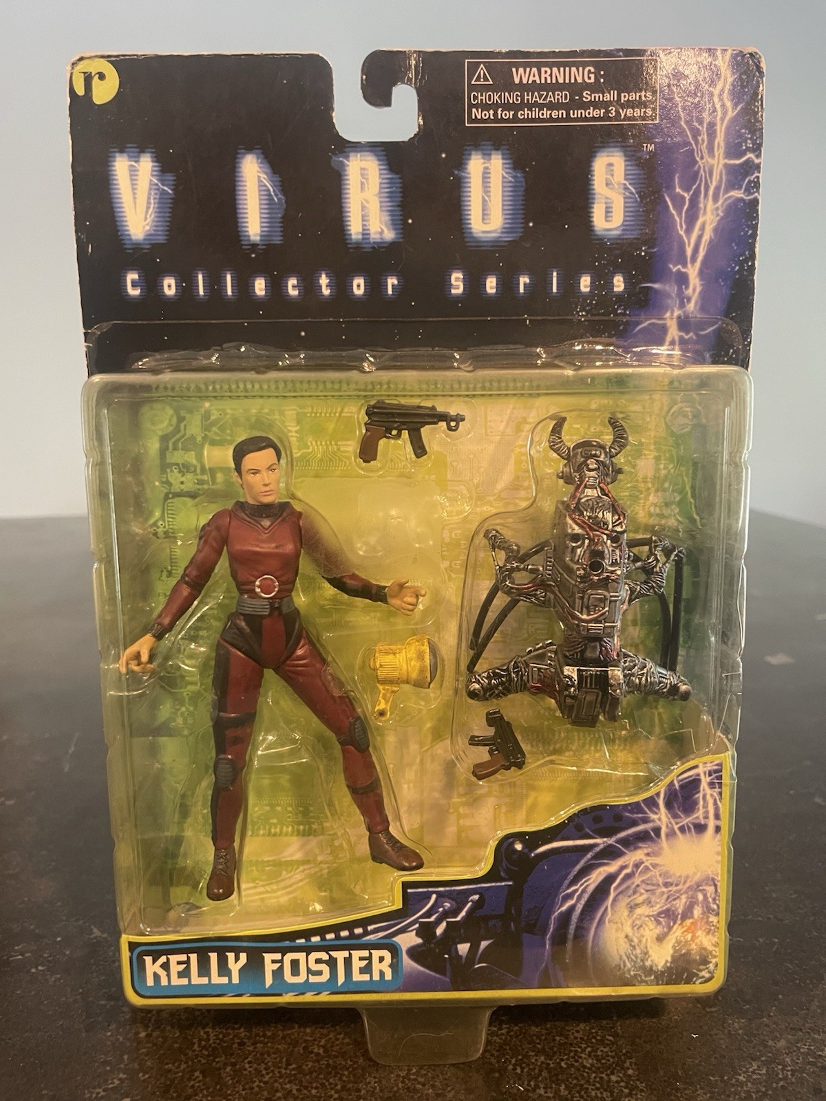 VIRUS Collector Series KELLY FOSTER Action Figure RESAURUS Vintage 1998