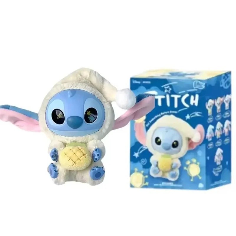 Miniso Stitch Eat Something Before Sleep Series Vinyl Figure Confirmed Blind Box