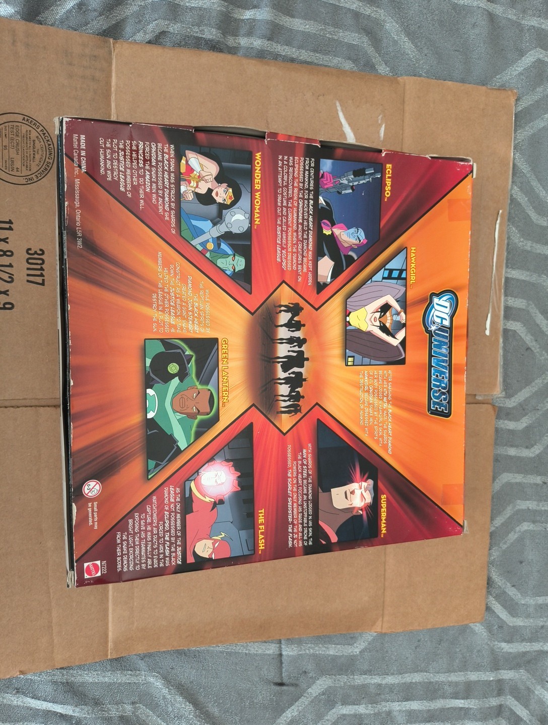 2009 Mattel DC Universe Justice League Unlimited 6-Pack Justice League Eclipsed