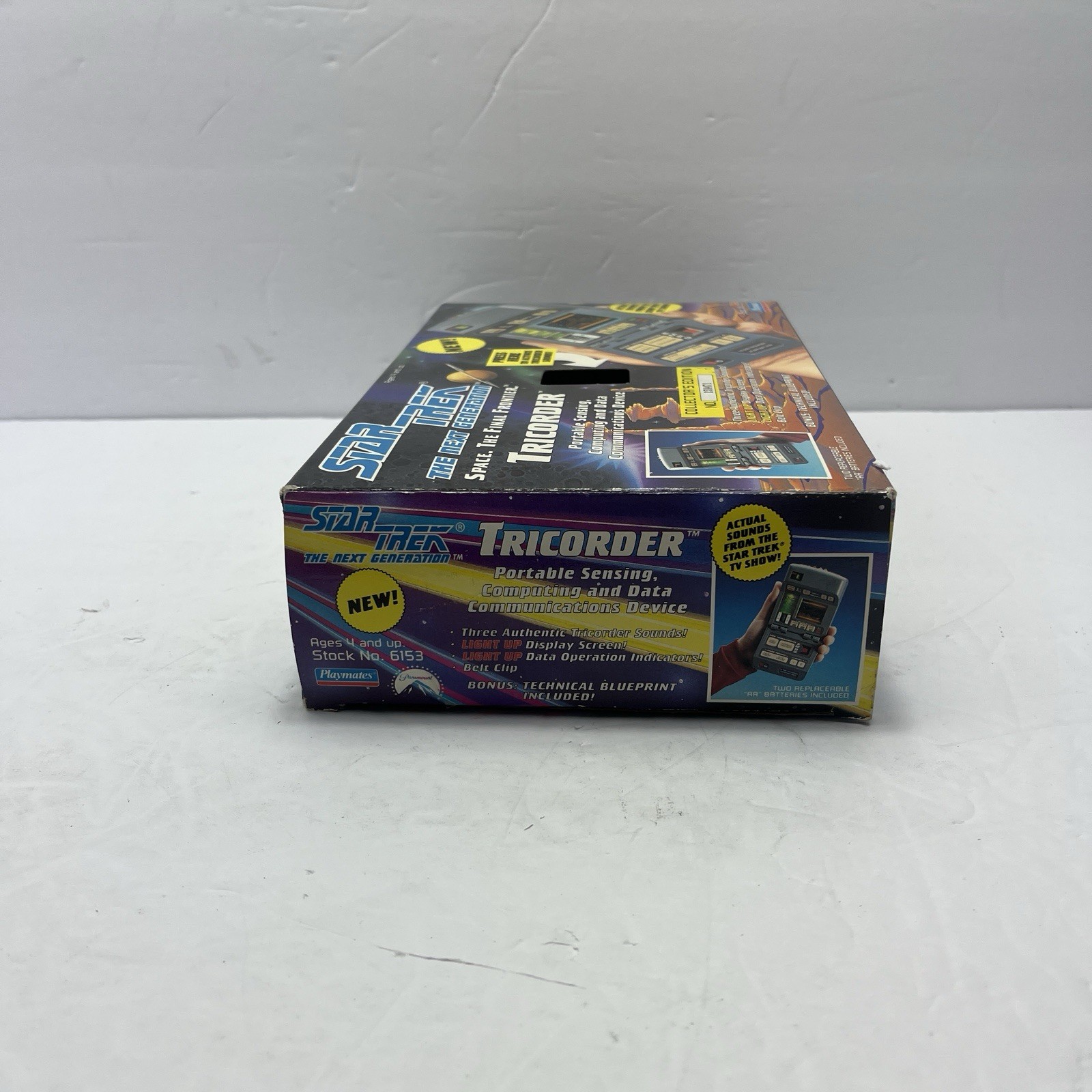 STAR TREK THE NEXT GENERATION TRICORDER New Open Box 1993 #6153 TESTED/WORKING