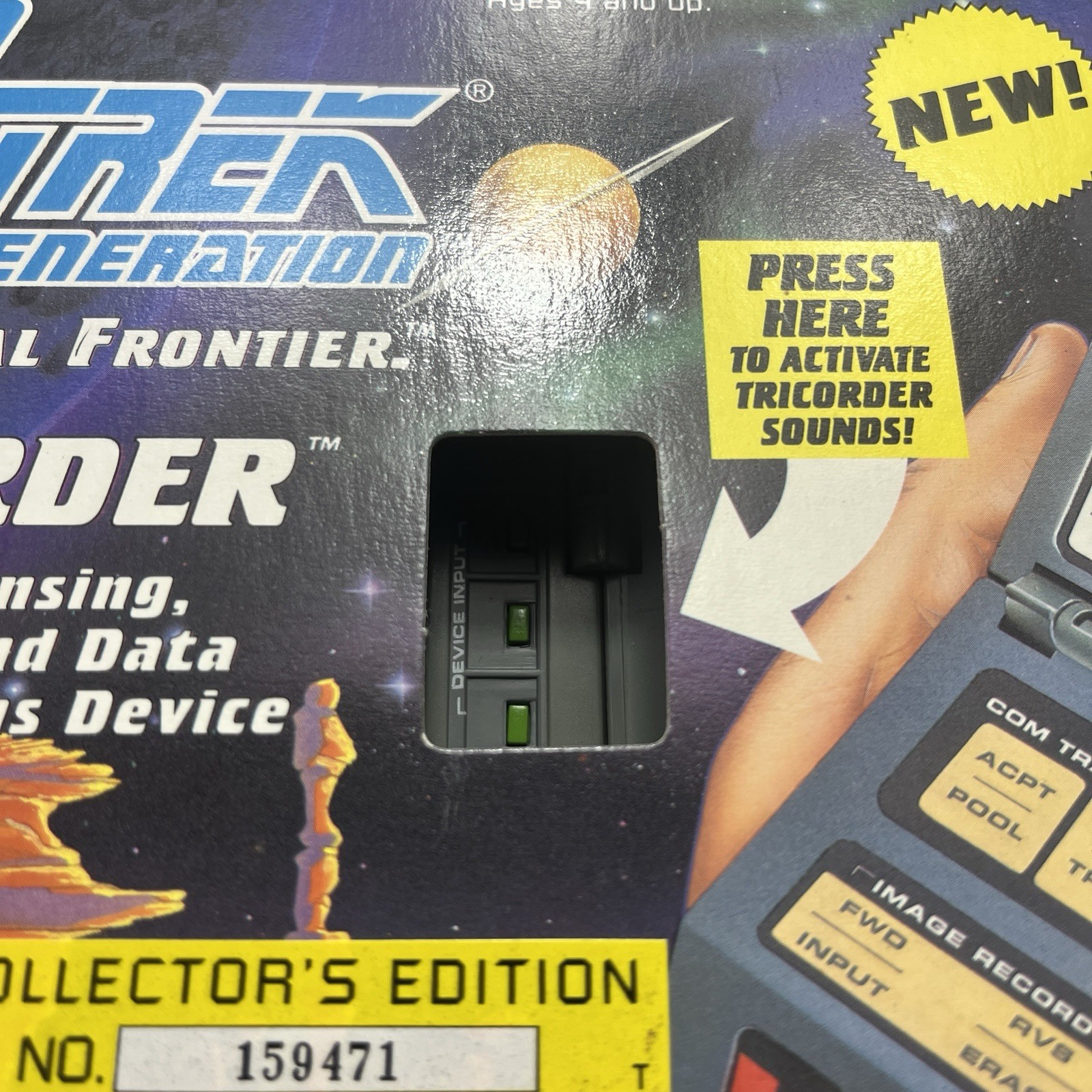 STAR TREK THE NEXT GENERATION TRICORDER New Open Box 1993 #6153 TESTED/WORKING