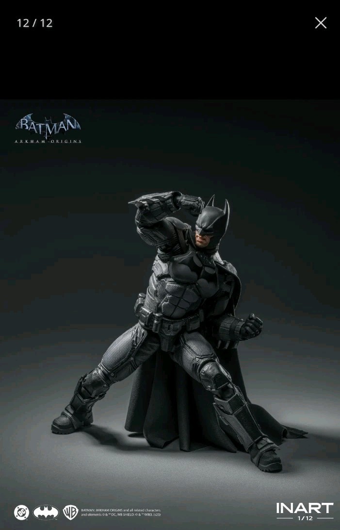 INART Batman Arkham Origins 1/12 Scale “NEW – US SELLER & I SHIP DAILY”