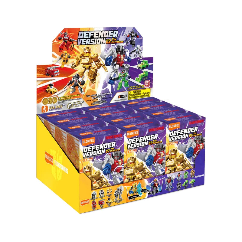 Blokees Transformers Defender Version 2 Starscream w/ Vehicle Mode Model Kit!