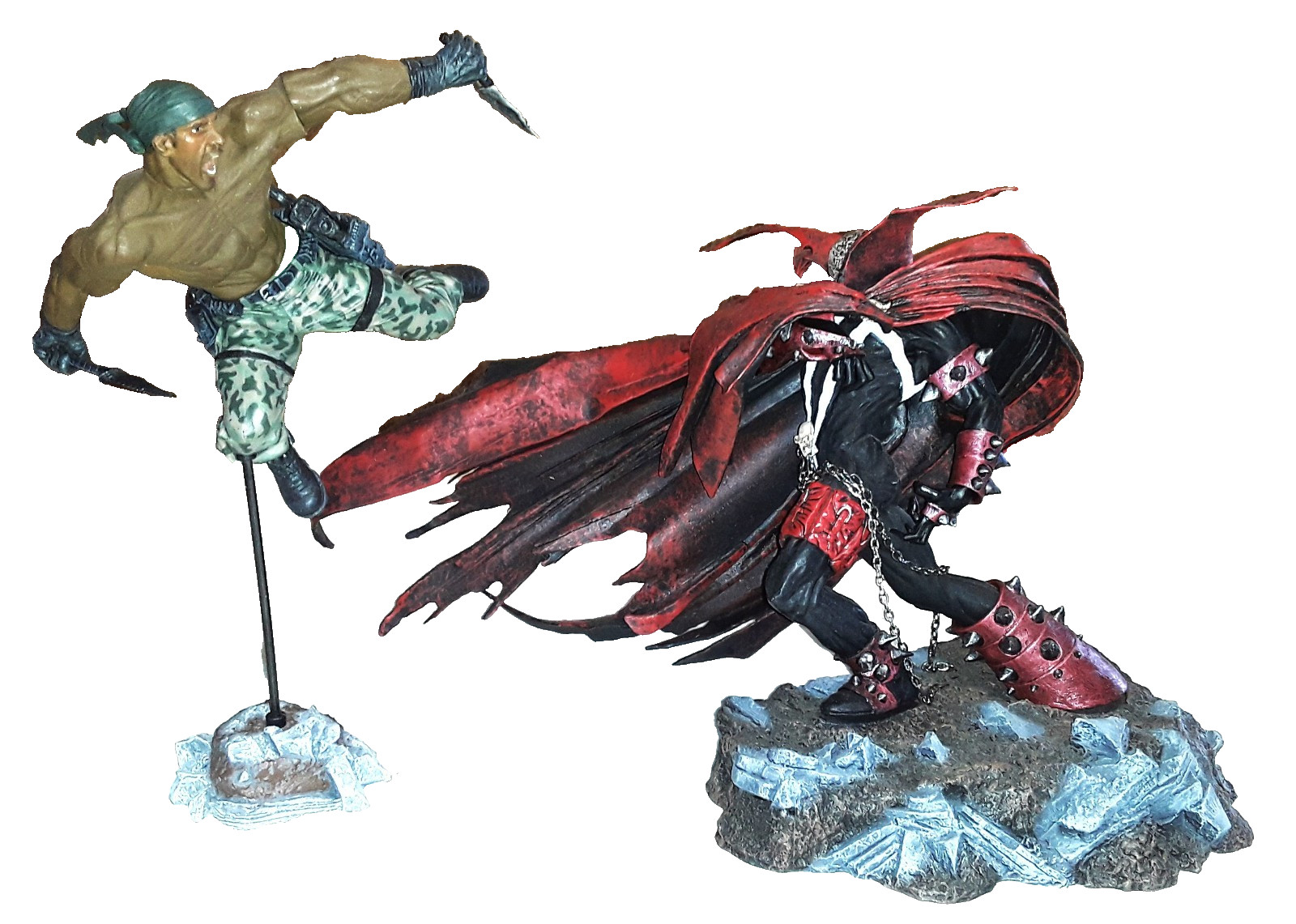 McFarlane The Art of Spawn – Spawn Vs Al Simmons Figures – No Box (DC-59