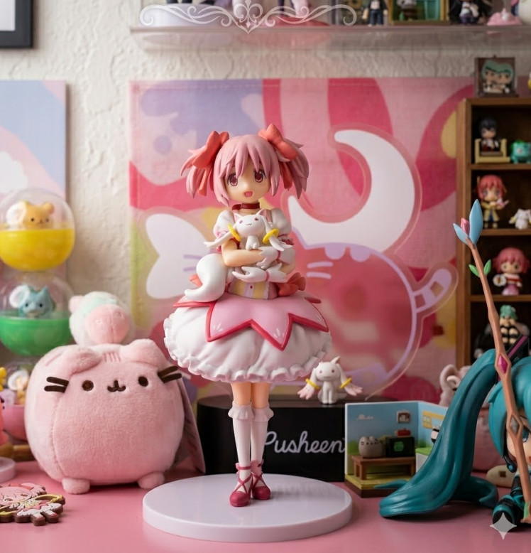 Madoka Magica 18cm Anime PVC Figure Model Doll Action Figurine Desk Toy Kid Gift