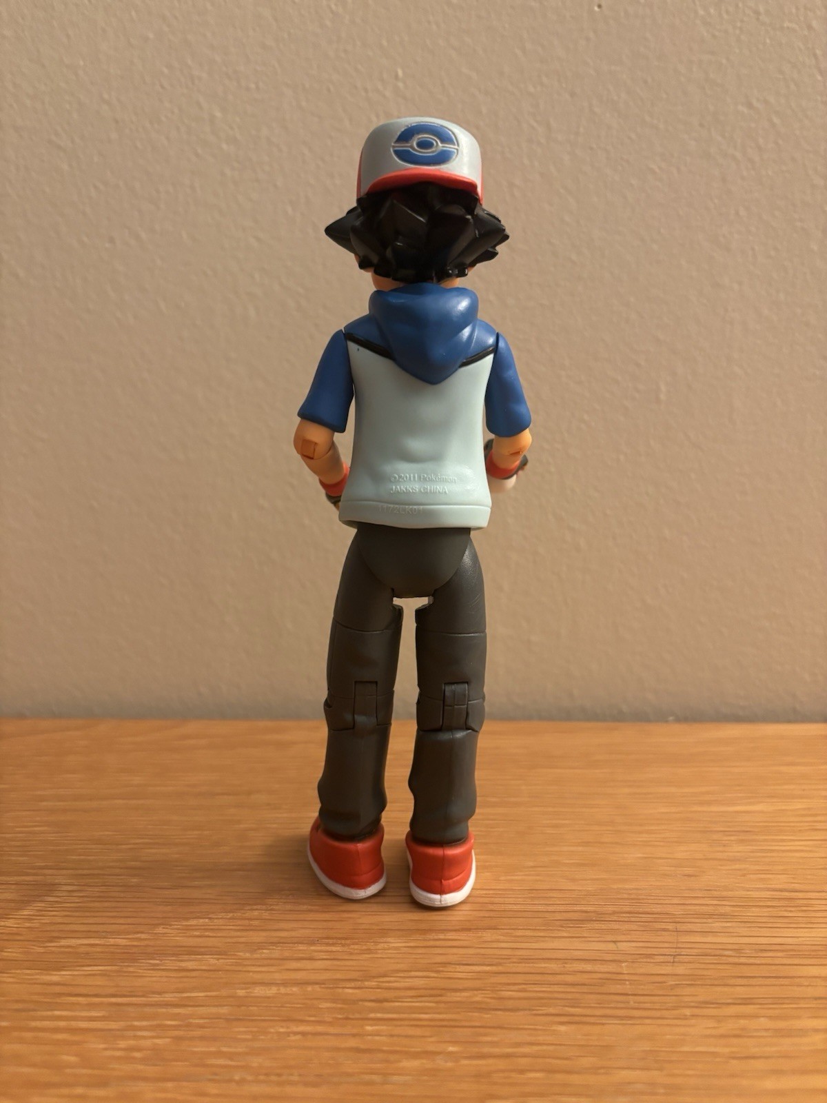 Pokemon Ash Ketchum Trainer Figure 2011 Jakks 7” Tall 1172LK01