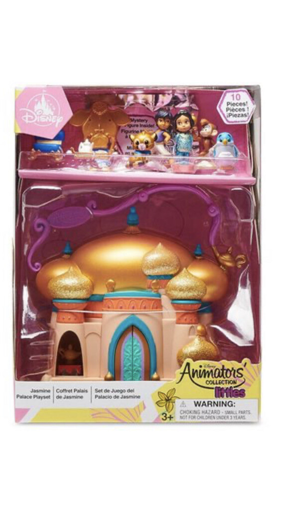 Disney Animators Collection Littles Jasmine Palace Playset Aladdin Figures