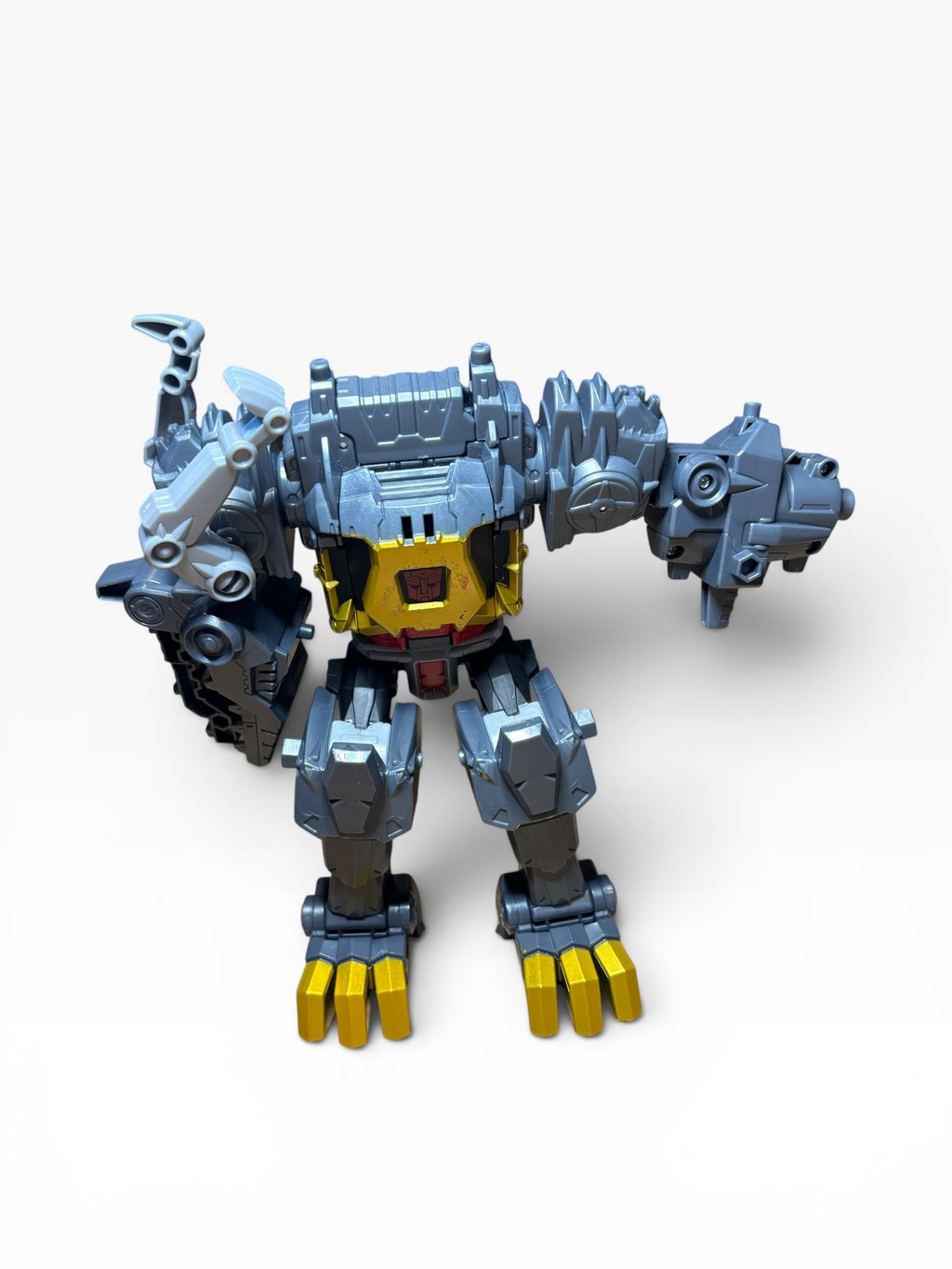 Boys Hasbro Transformers Grimlock Action Figure One Size Grey Yellow
