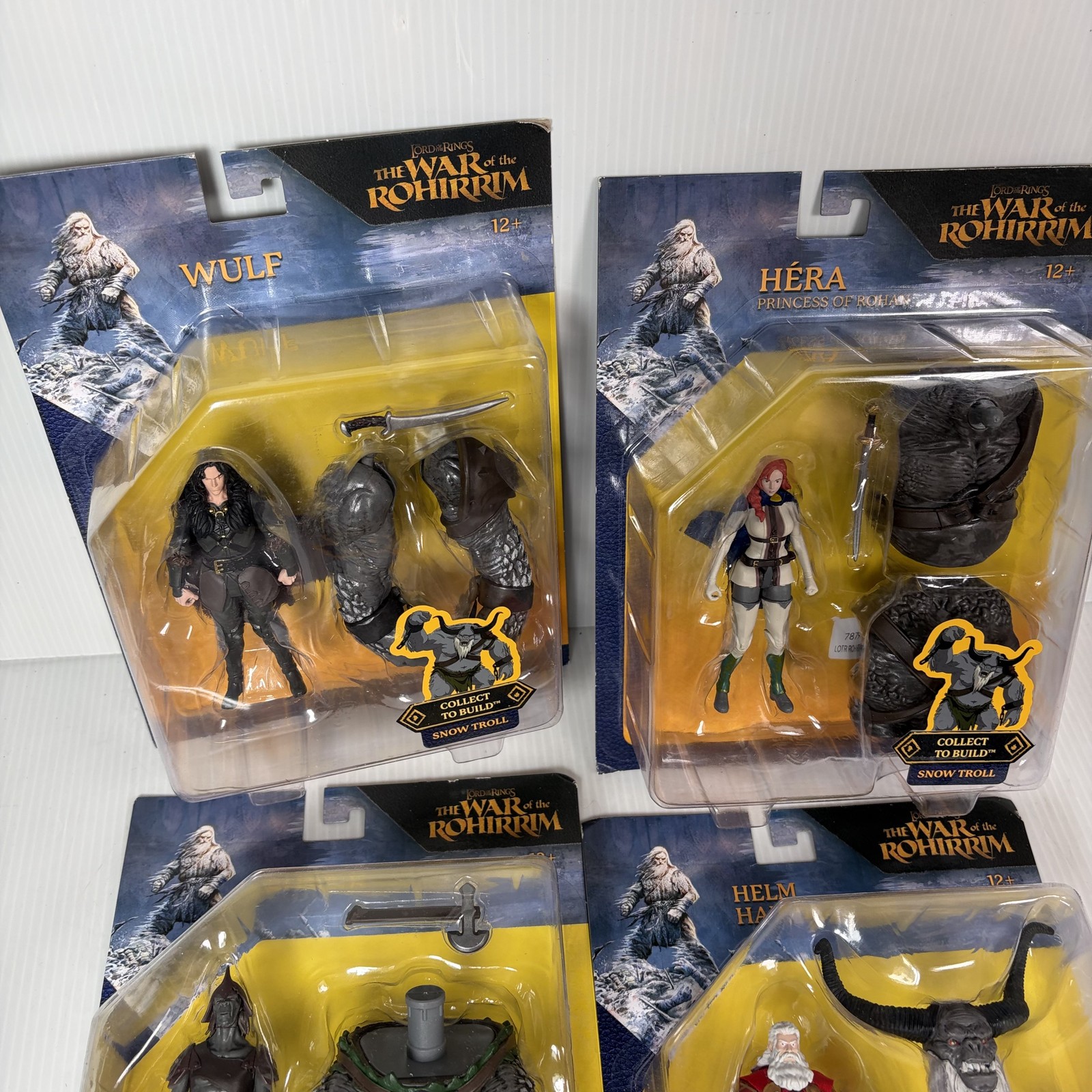 Lord of the Rings War of the Rohirrim Action Figures Wulf Hera Helm Hammerhand