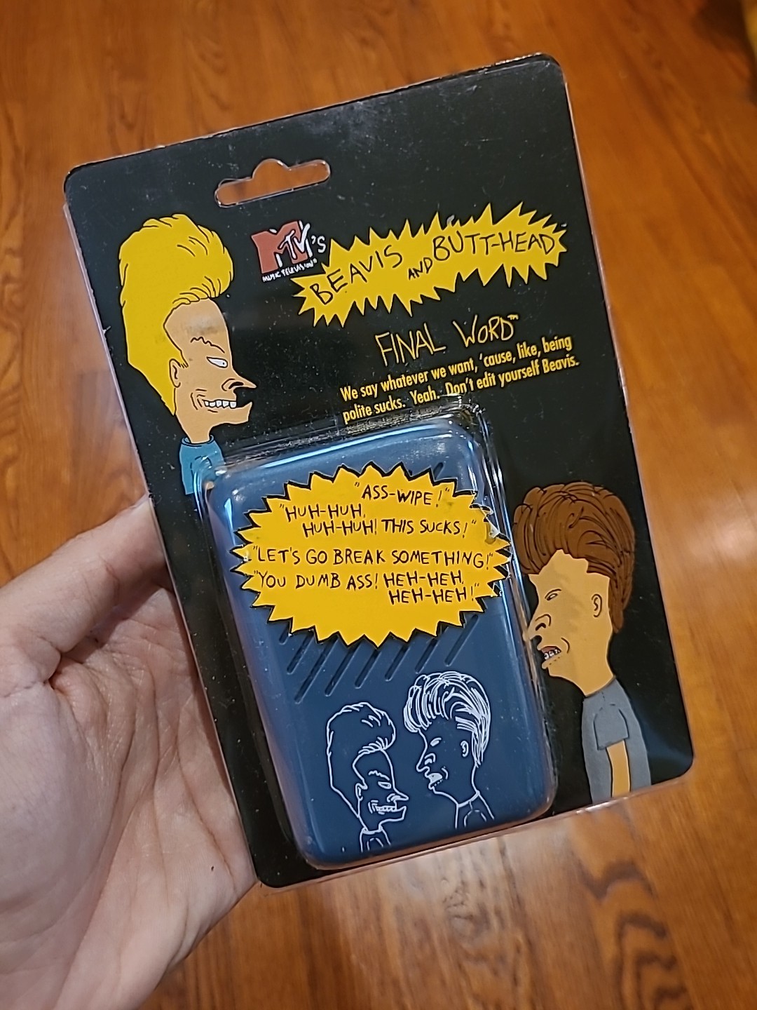 Vintage Beavis & Butt-Head 1993 MTV’s The Final Word Talk Voice Box NOS
