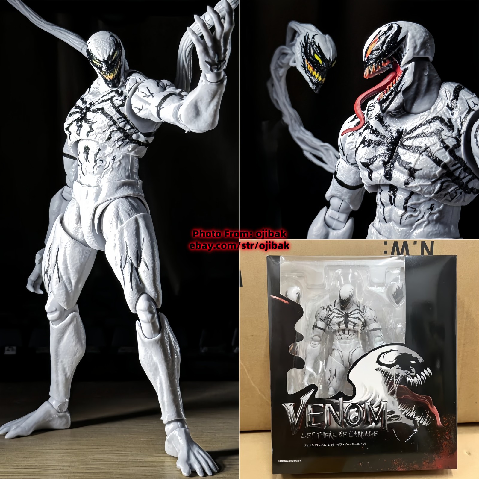 New SHF Venom Let There Be Carnage Anti-Venom Action Figure Boxed Chinese Ver.
