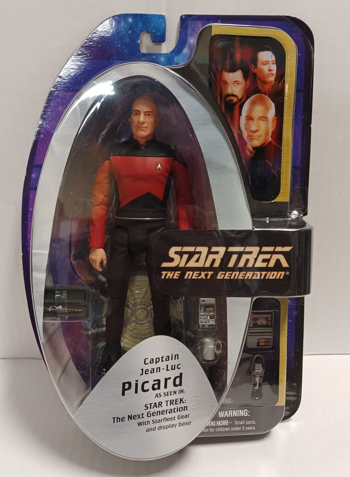 CAPTAIN JEAN-LUC PICARD STAR TREK THE NEXT GENERATION 7″ FIGURE UNOPENED 2006