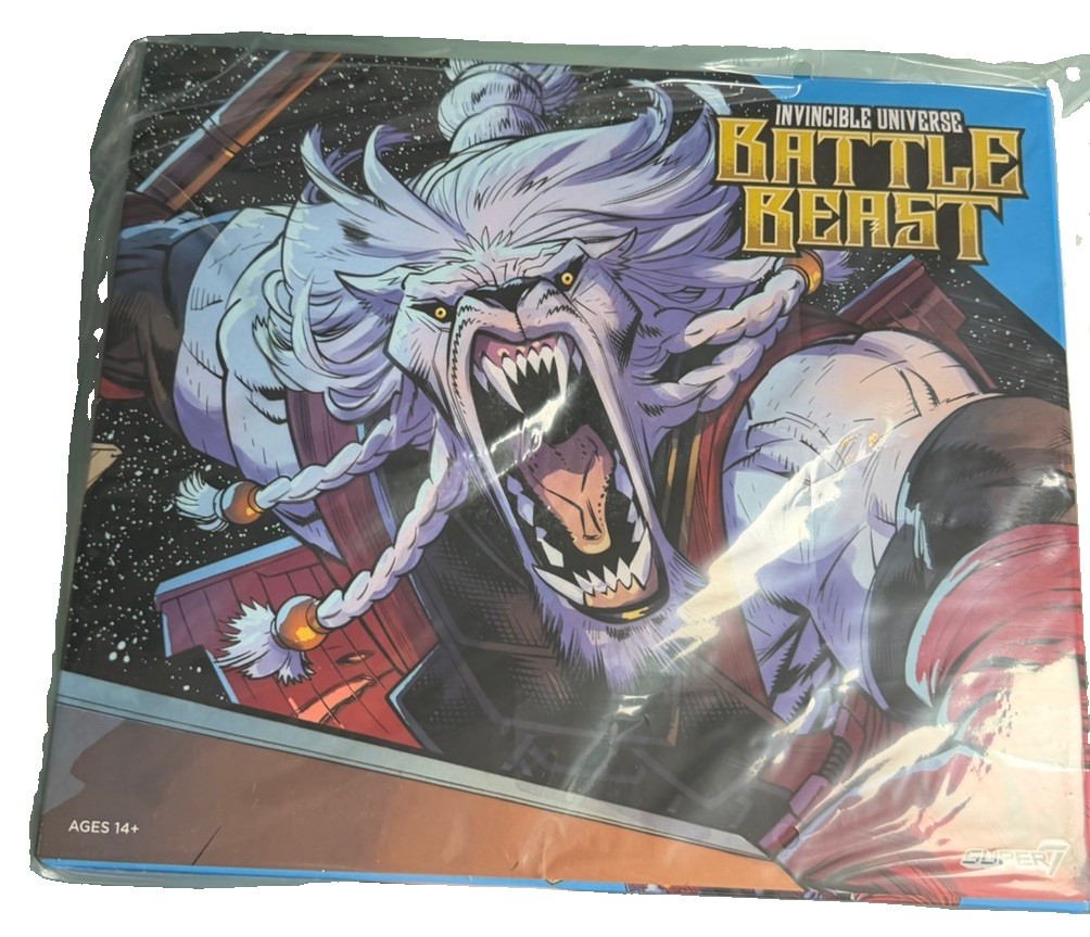 2026 SDCC Invincible Battle Beast Action Figure ULTIMATES Super7 In Hand