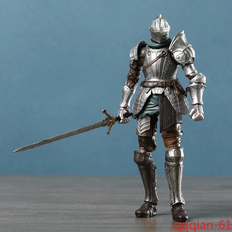 Dark Souls Figures Knight Armor Figure Demon’S Souls Action Figurine Fluted