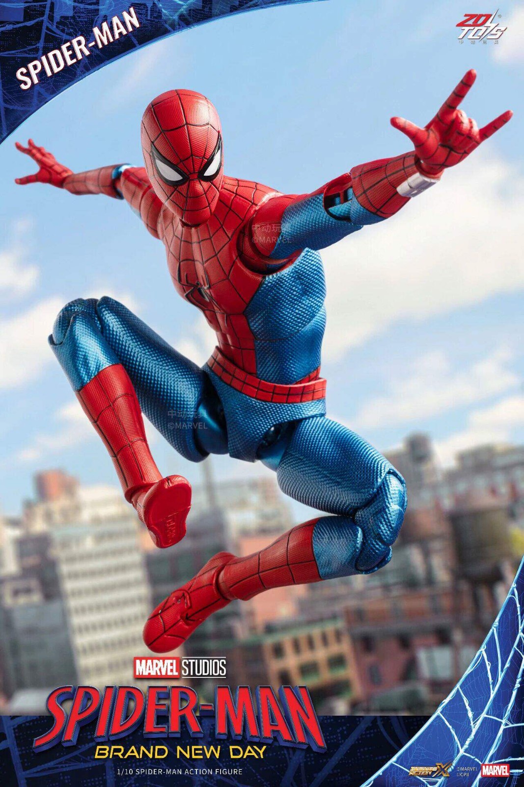 Presale ZD TOY SpiderMan Series Brand New Day Scarlet Spider Man Action Figure