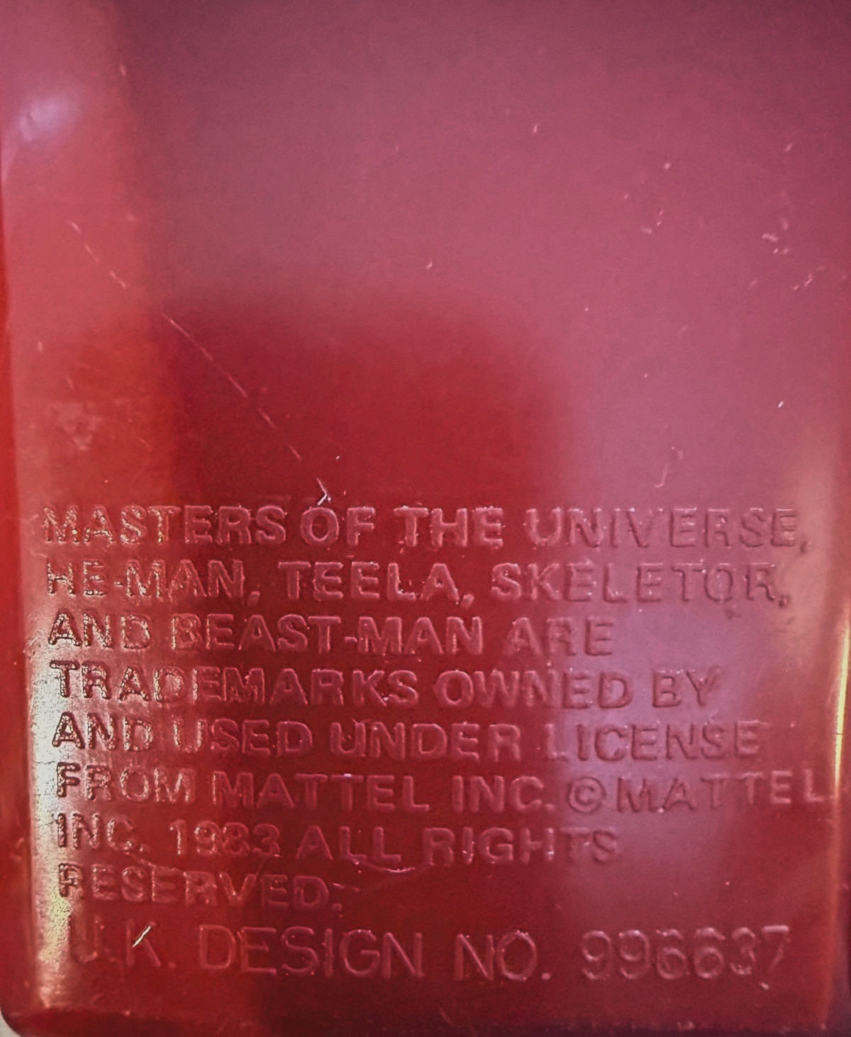 Vintage Masters of the Universe MOTU 1983 Beast Man MIGHTY-LIGHT Flashlight