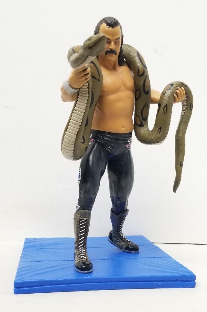 Incomplete Jakks 7.50″ WWE Unmatched Fury “Jake “The Snake” Roberts” Figure READ