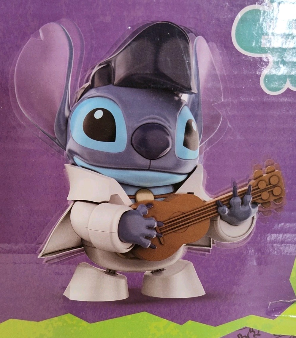 Lilo & Stitch Animated Dancing Elvis Stitch Toy Figurine Moving 9″-Disney