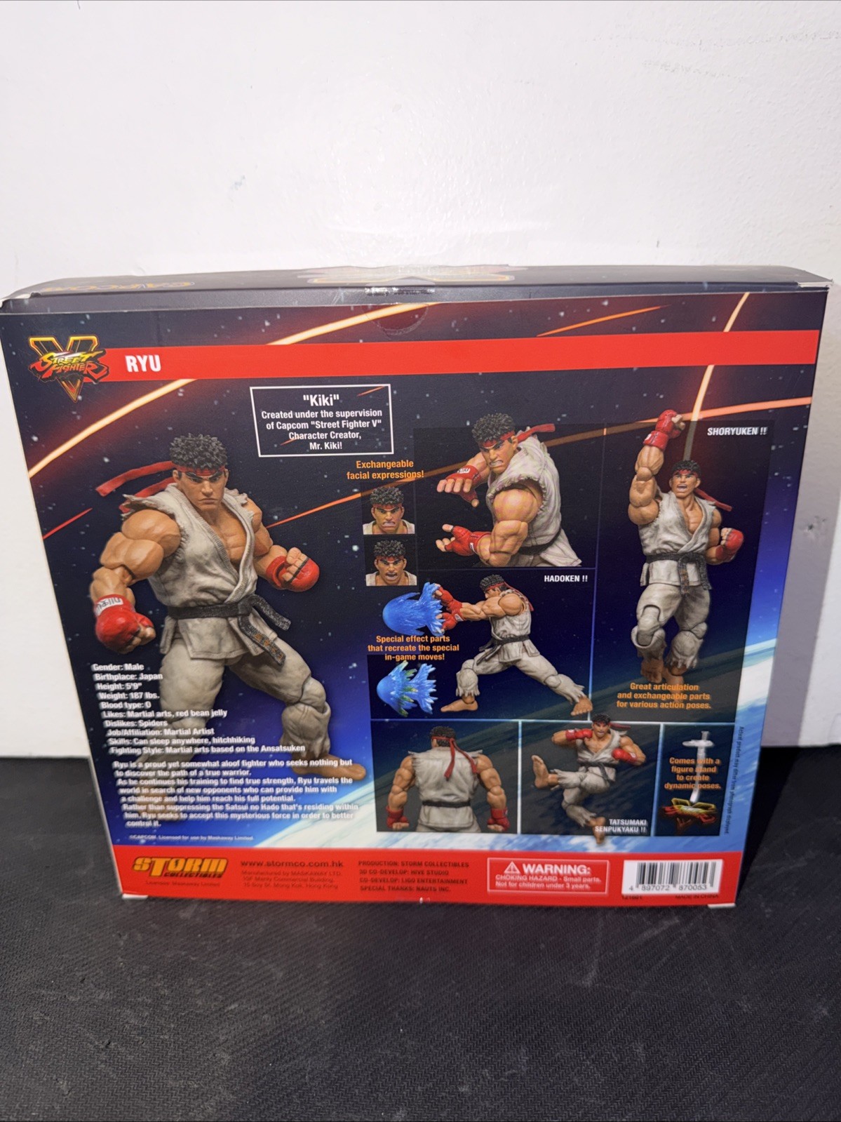 Storm Collectibles Street Fighter V Ryu Player 1 Color Action Figure New Sealed