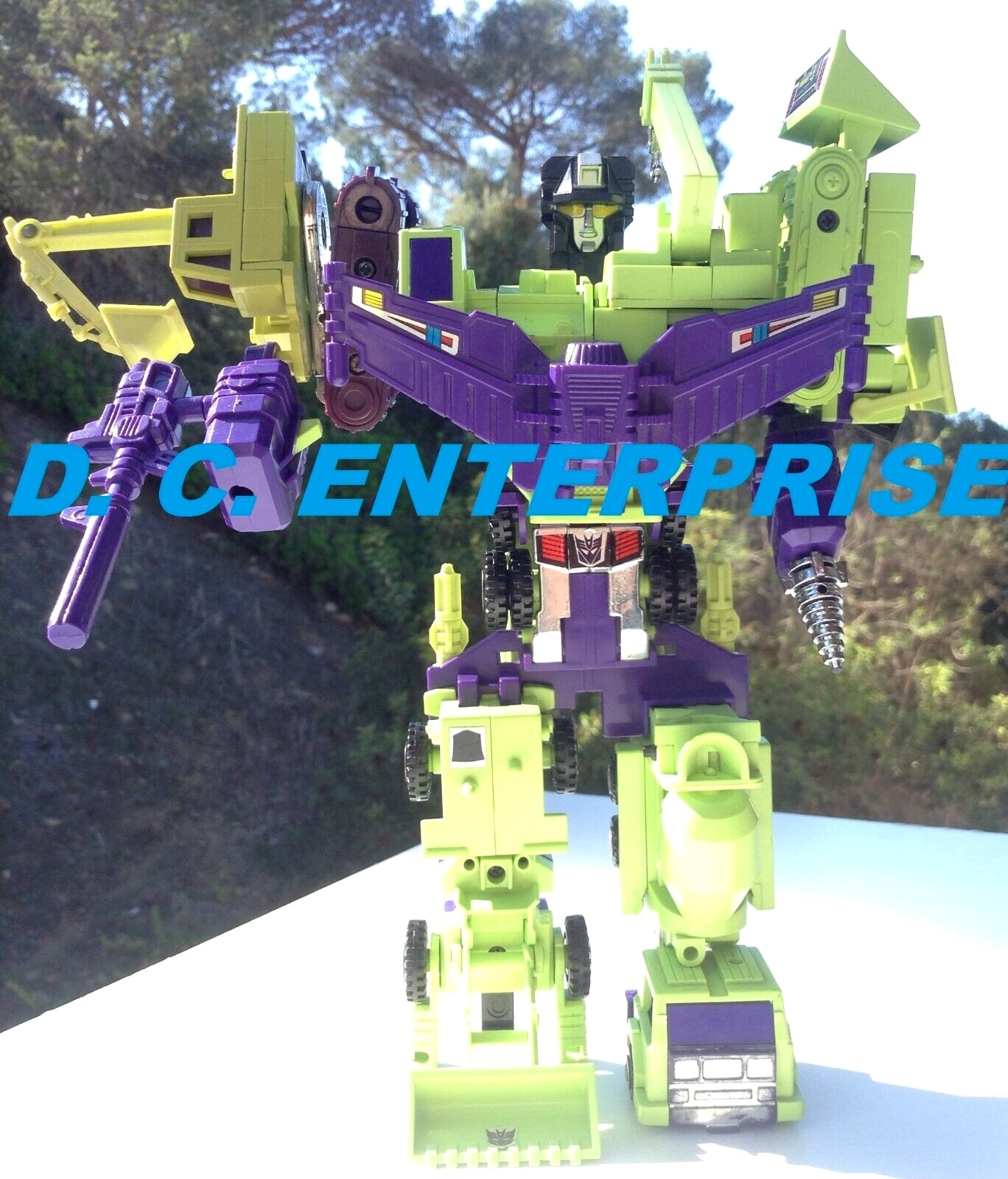 HASBRO TRANSFORMERS G1 SERIES 2  DEVASTATOR INCOMPLETE CONSTRUCTICON & PART 1985