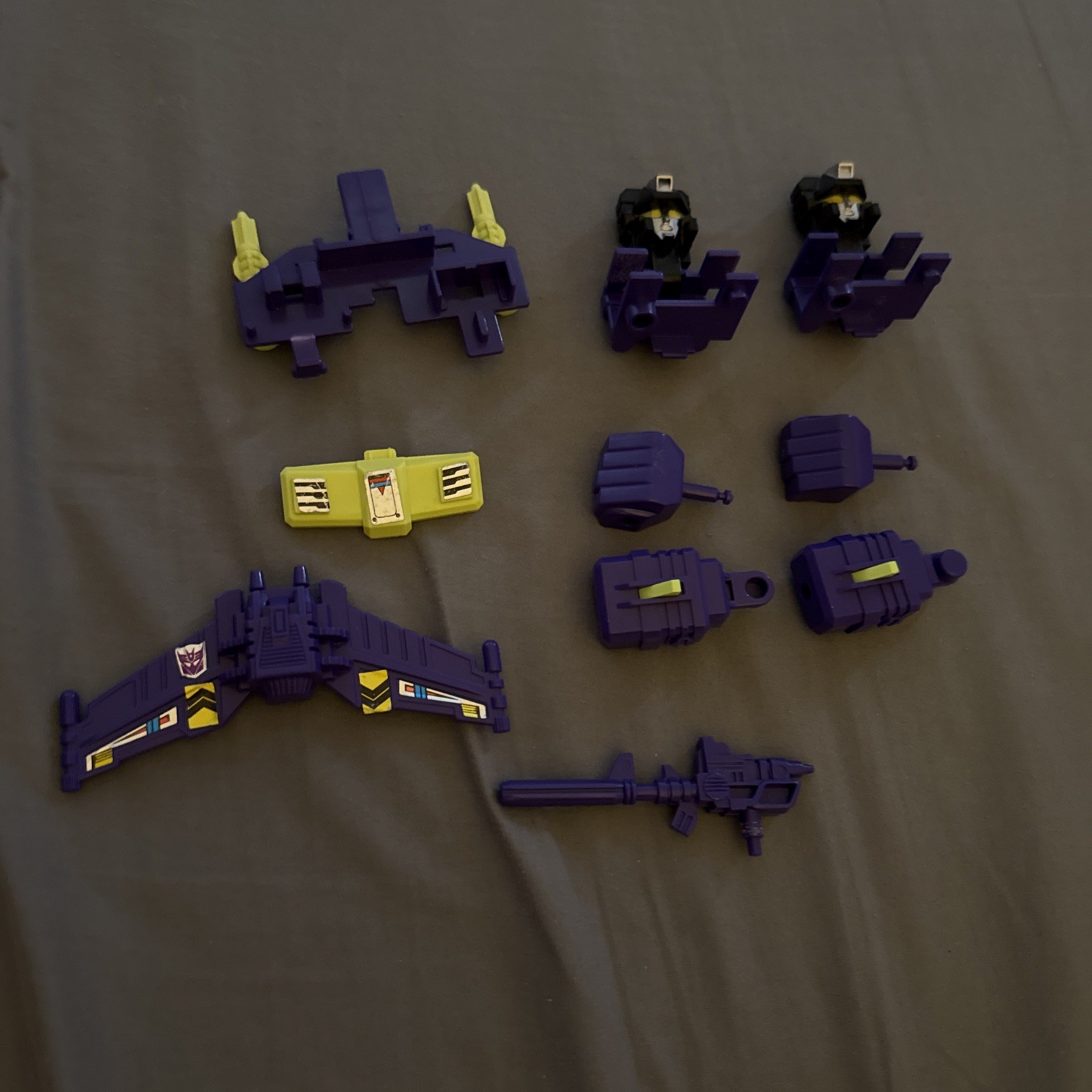 TRANSFORMERS DEVASTATOR Head/Parts/Accessories Constructicons, 1985 Hasbro G1