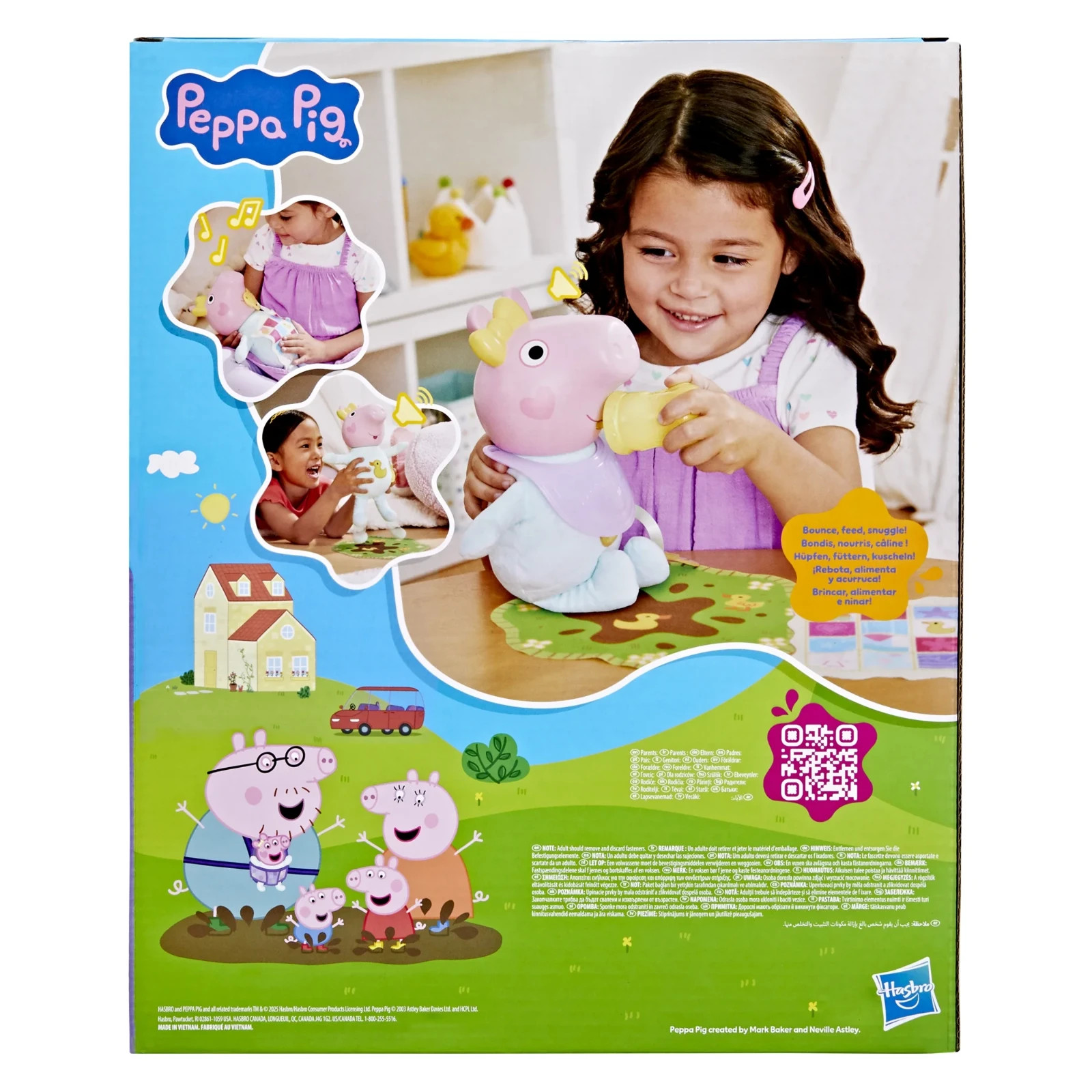 Peppa Pig Baby Evie Interactive Doll with Accessories and Sounds