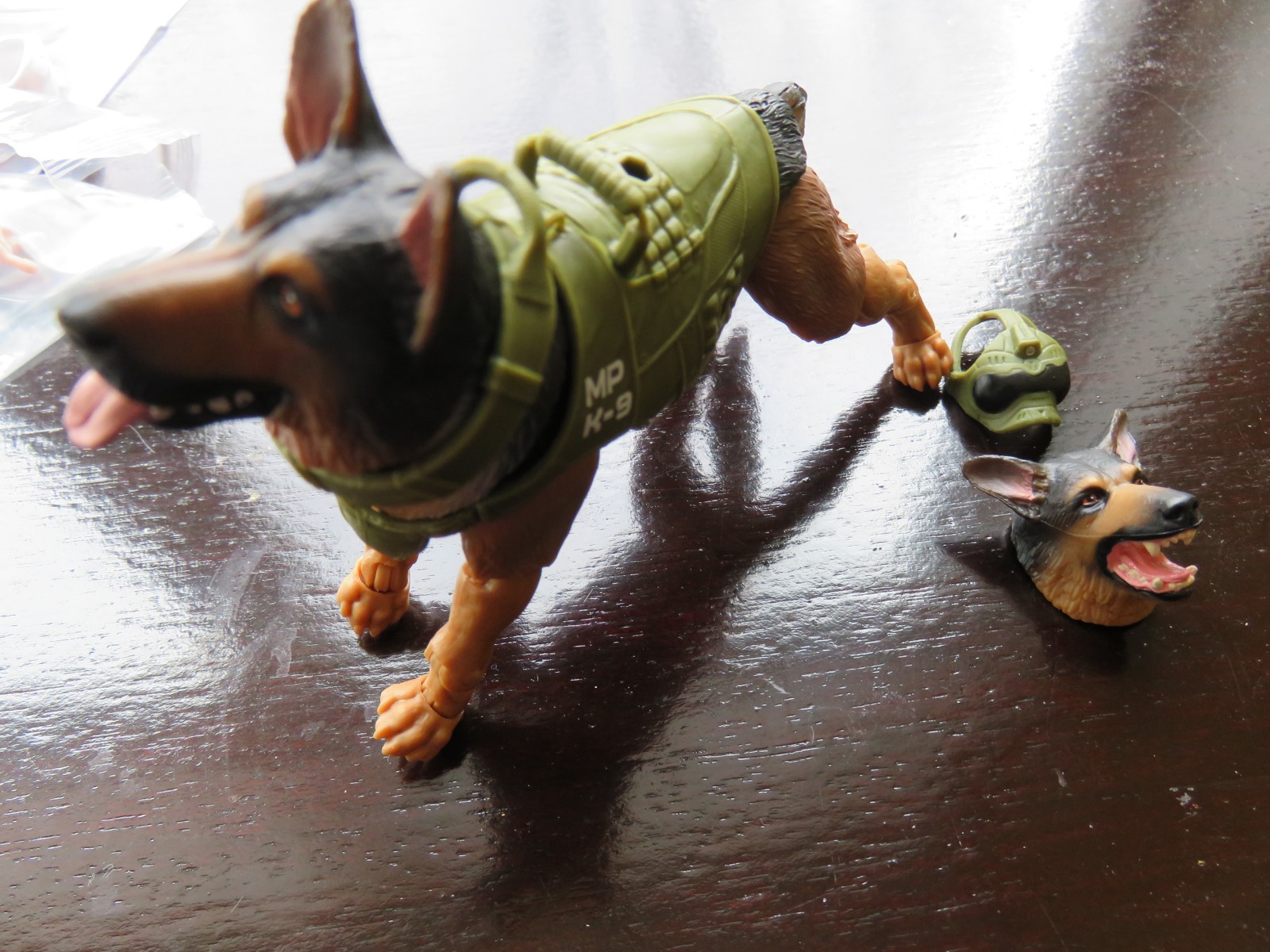 Hasbro GI JOE CLASSIFIED #157 Law & Order DOG w/Vest Head 6″ CUSTOM FODDER Parts
