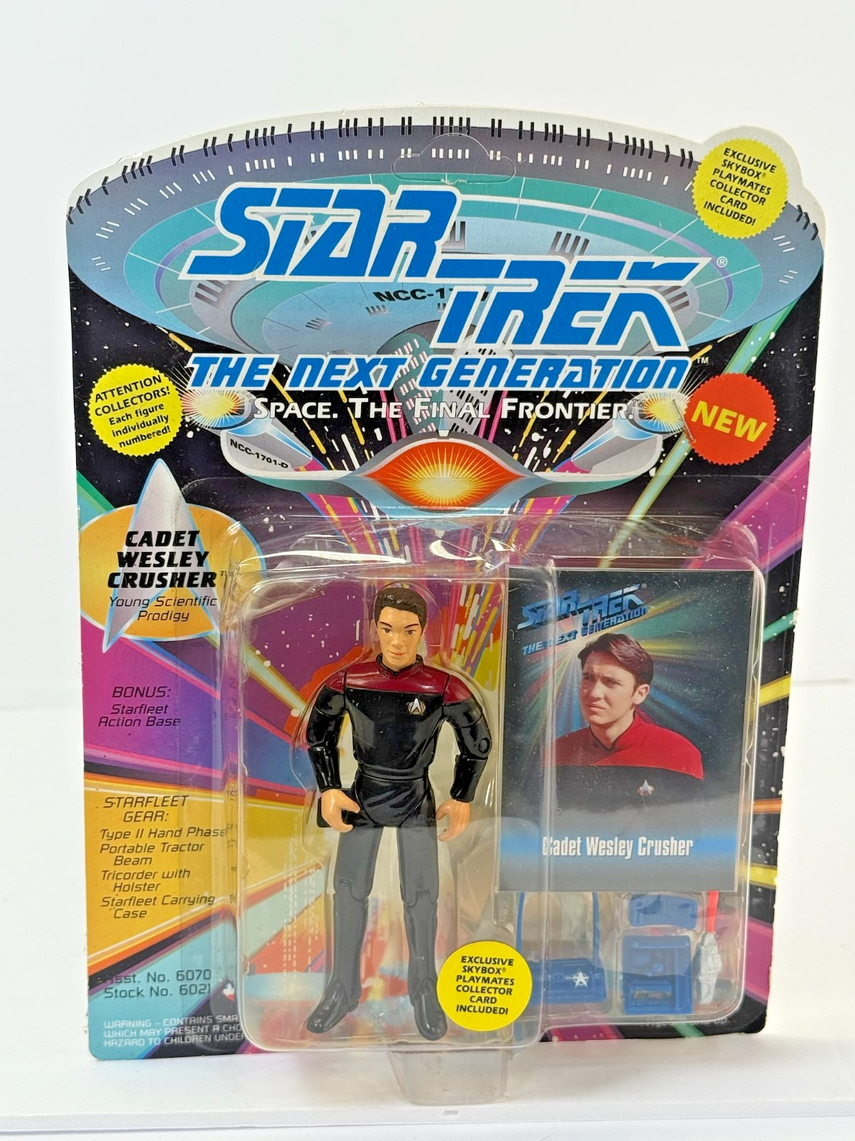 1993 Playmates – Star Trek: The Next Generation – Cadet Wesley Crusher – NEW