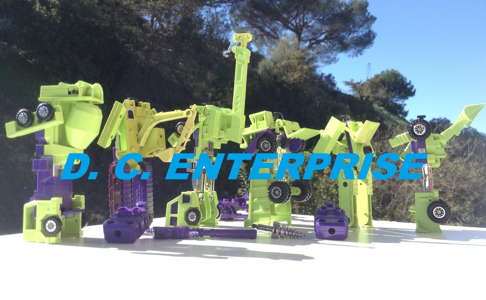 HASBRO TRANSFORMERS G1 SERIES 2  DEVASTATOR INCOMPLETE CONSTRUCTICON & PART 1985