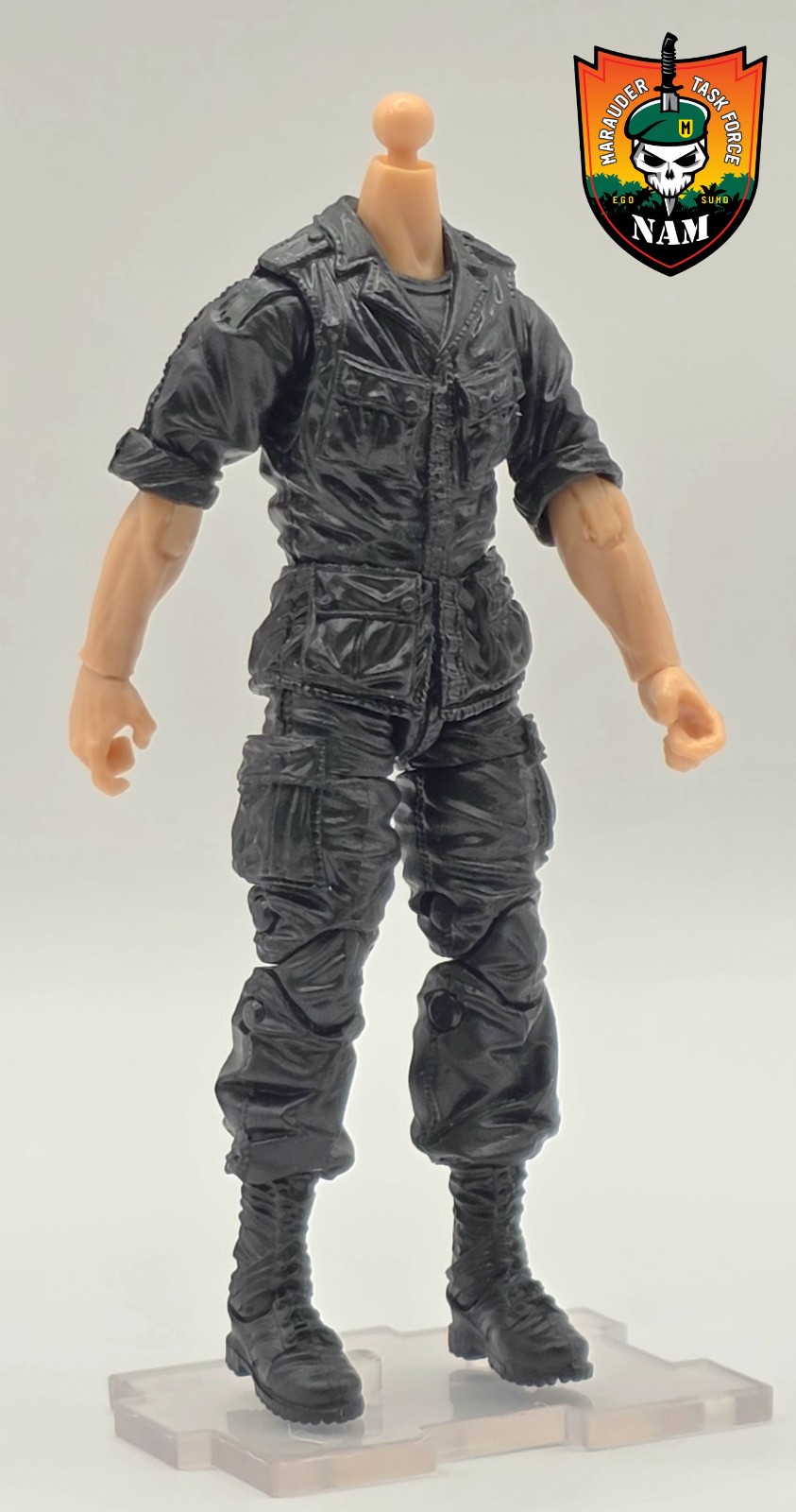 VIETNAM MACV-SOG SPECIAL OPERATOR – Marauder GR 1:18 Scale 4″ GI Joe Type Figure