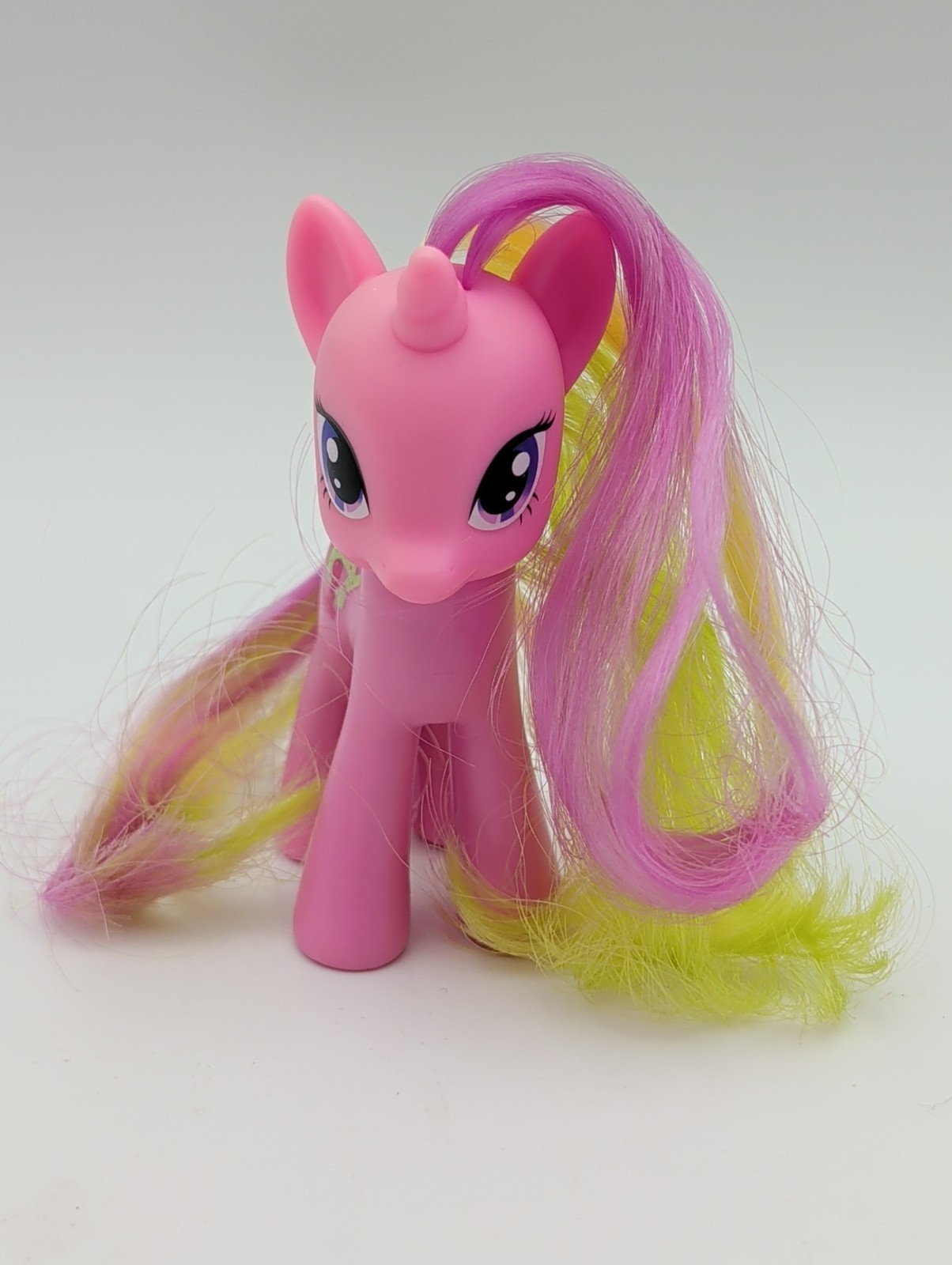 My Little Pony G4 LULU LUCK Brushable Hair Pink Green Horshoes Cutie Mark