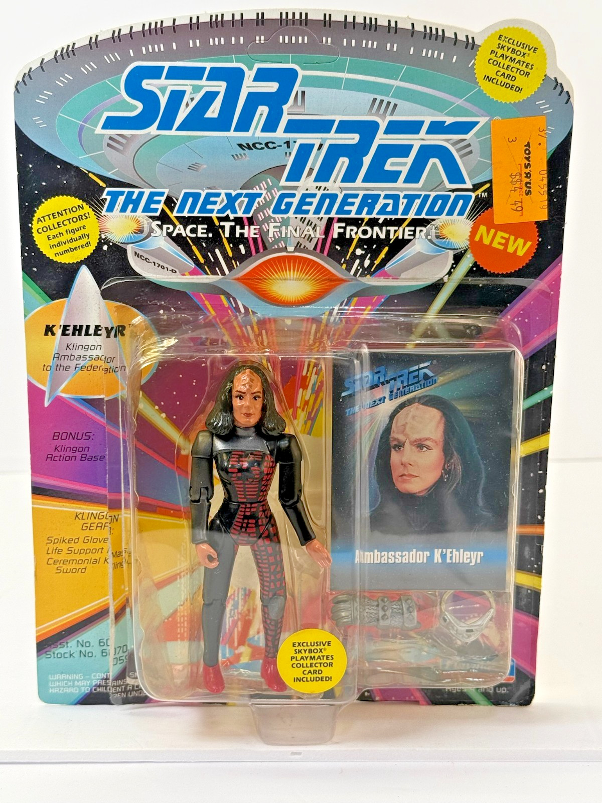 1993 Playmates – Star Trek: The Next Generation – Ambassador K’Ehleyr – NEW