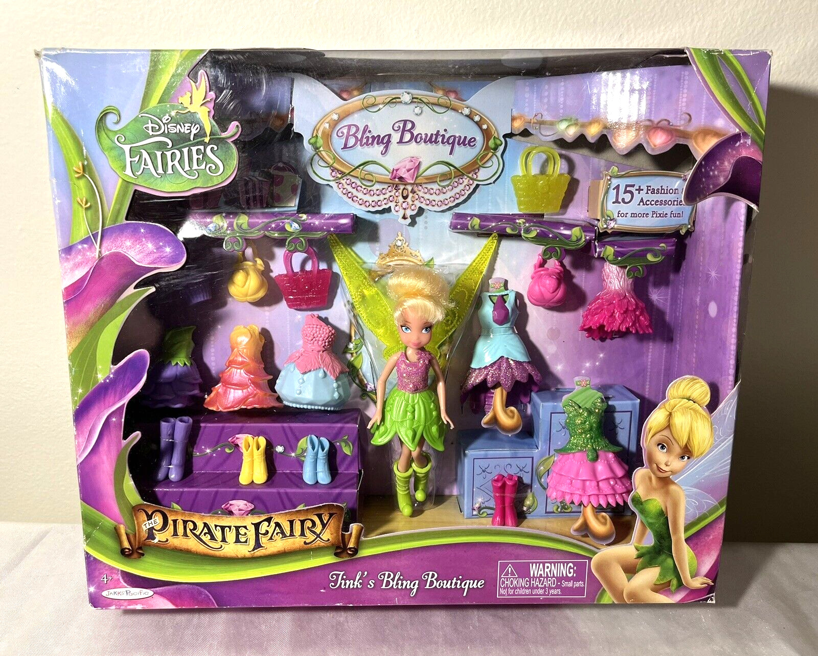 Disney Fairies Tink’s Bling Boutique Pirate Fairy Playset New In Box RARE