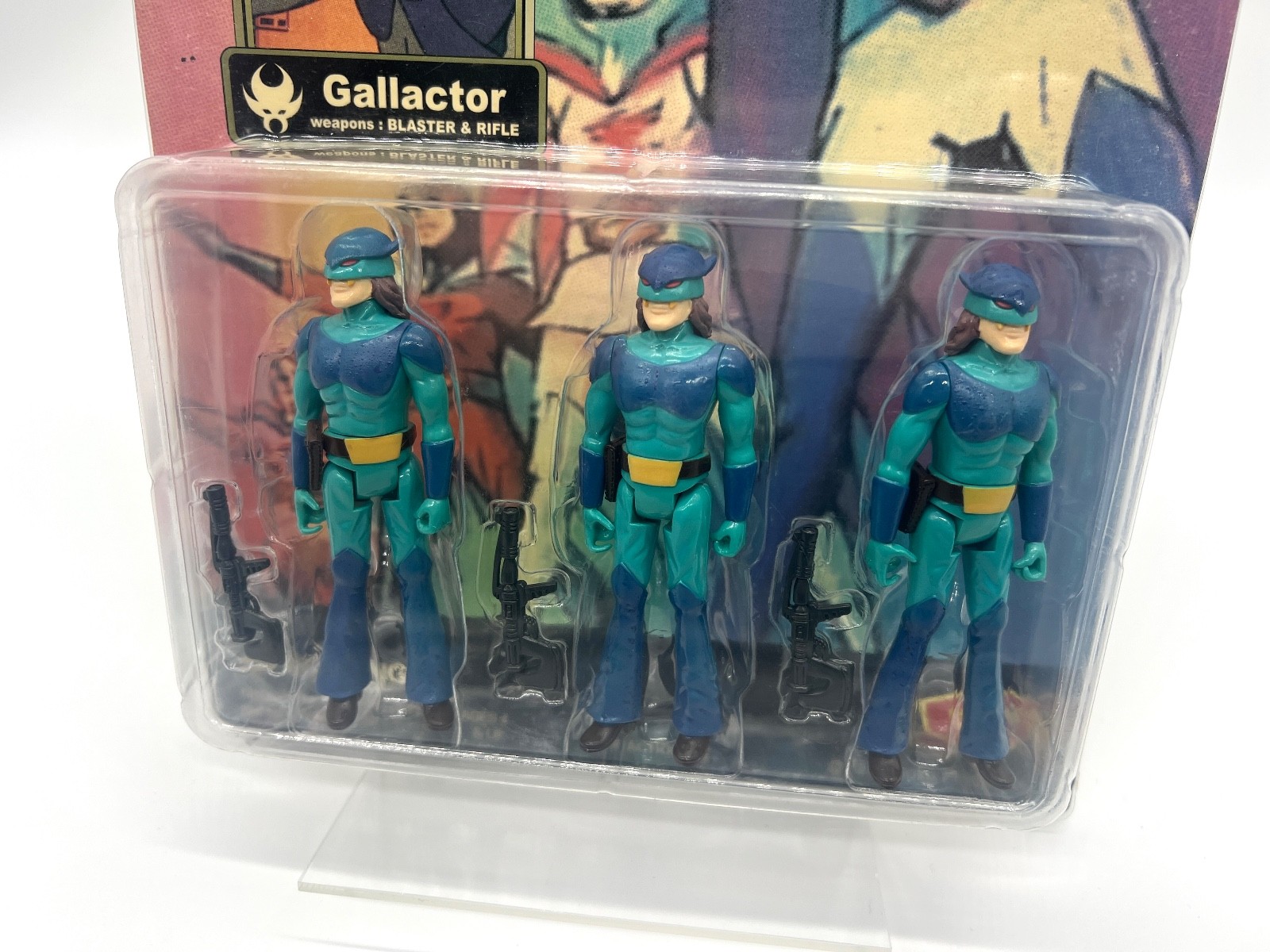 Battle of the Planets Gallactor 3-Pack Gatchaman G-Force Very Rare