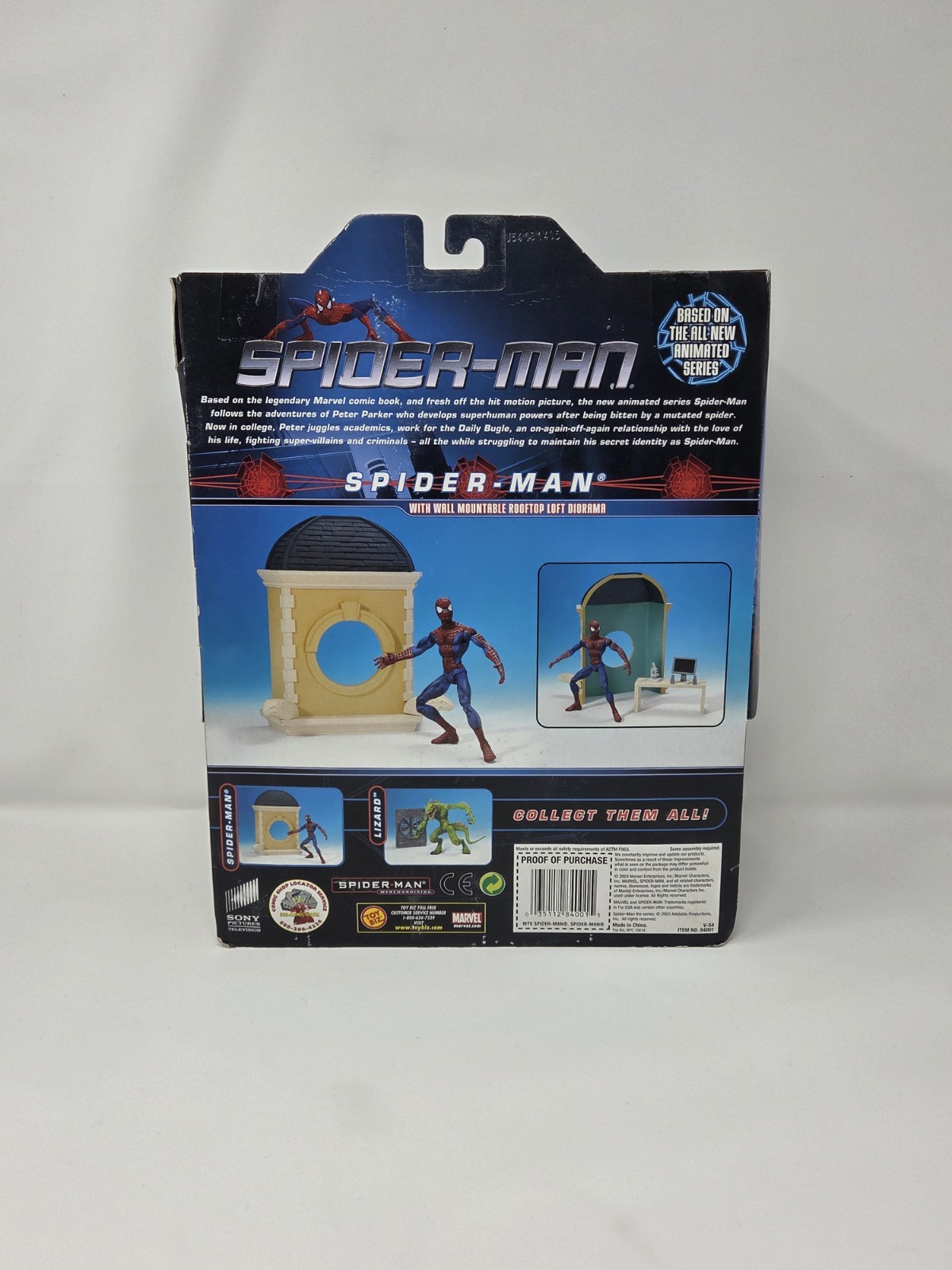 Prototype Test Shot Mock Up Marvel Toy Biz Animated Spider-Man MTV Figure 2003