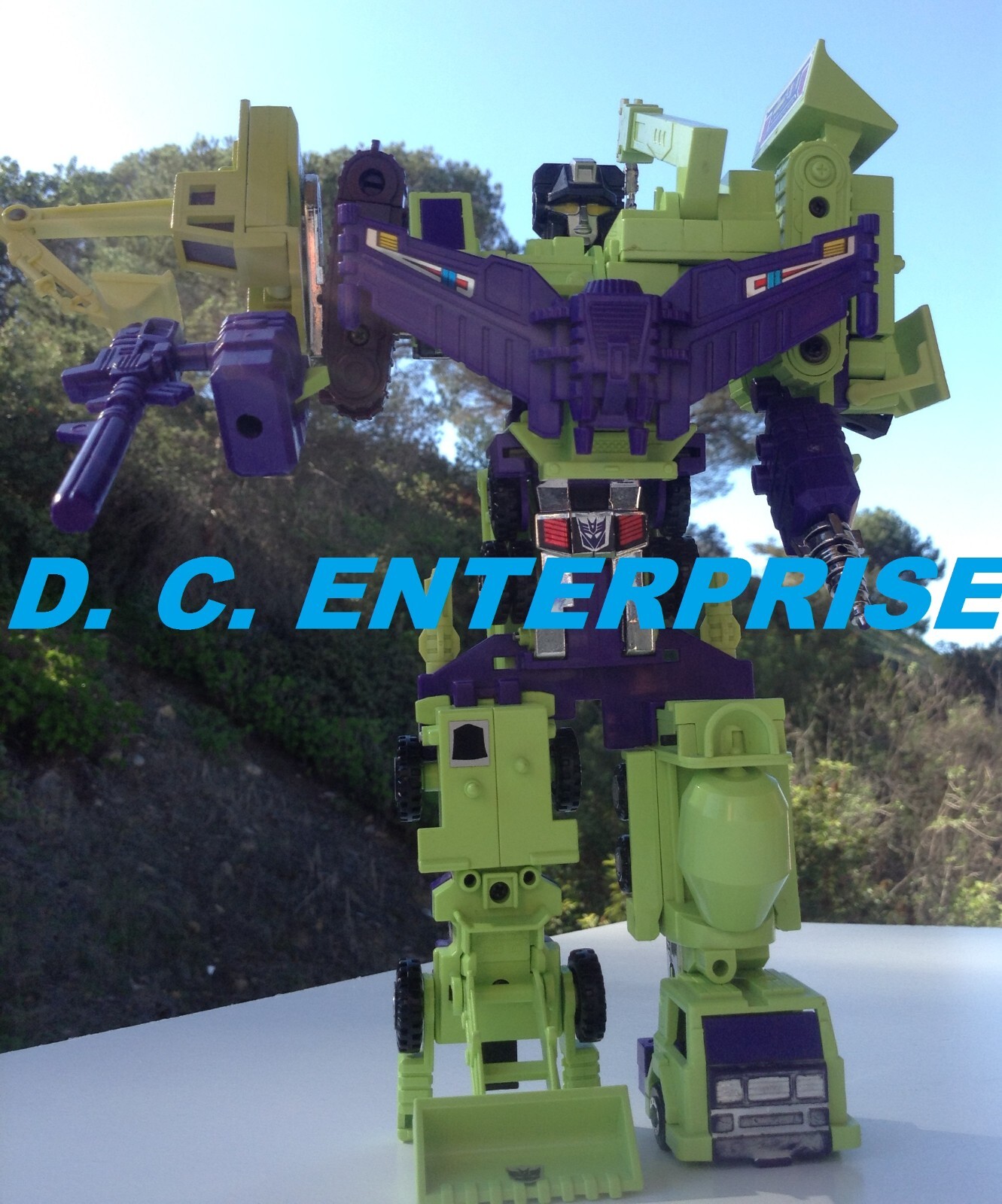HASBRO TRANSFORMERS G1 SERIES 2  DEVASTATOR INCOMPLETE CONSTRUCTICON & PART 1985