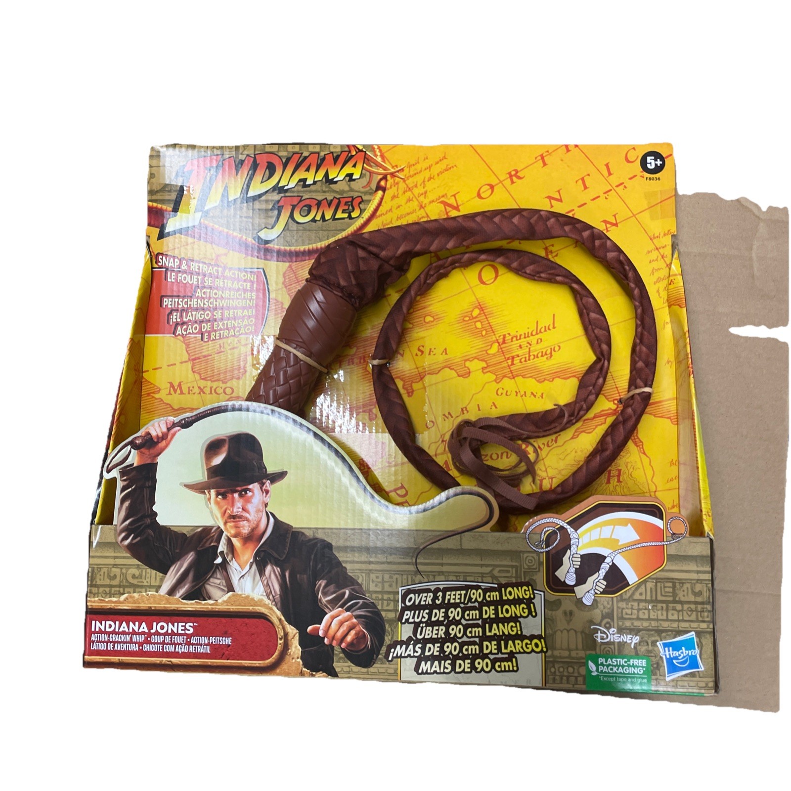 Indiana Jones Action-Crackin’ Whip Cosplay Roleplay Toy Lucas Films Disney S11