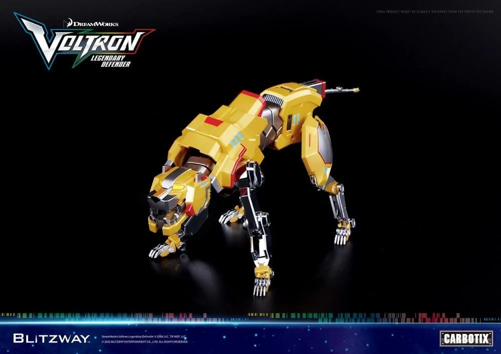 Voltron Legendary Defender Carbotix 10th Anniversary Standard Edition Figure