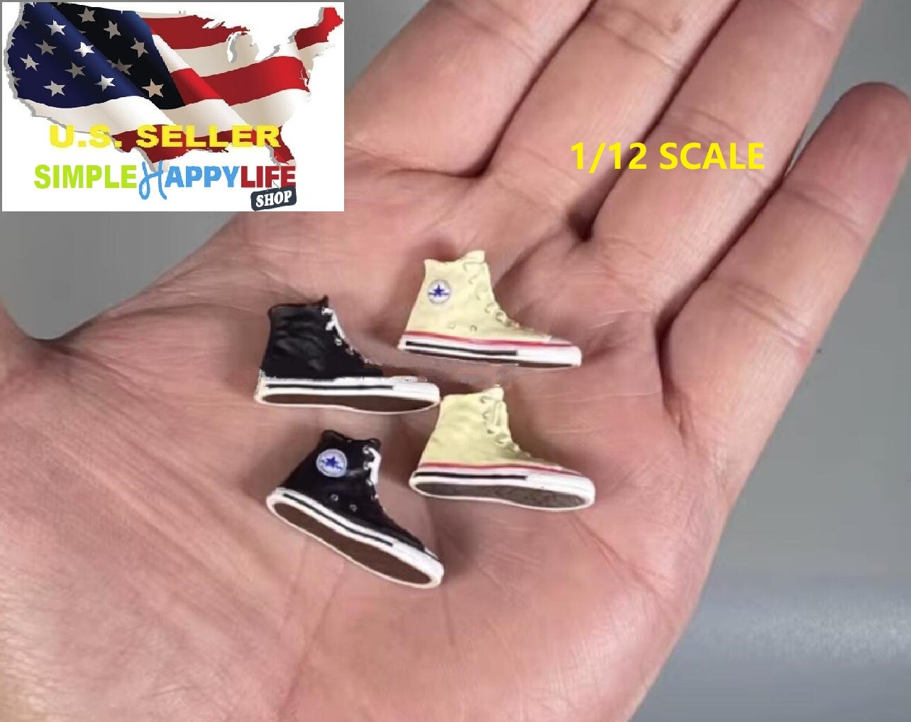 1/12 scale Men’s Shoes casual Sneakers For 6” Male Figure PHICEN SHF ❶USA❶